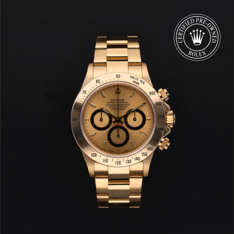 Rolex Certified Pre-Owned Oyster Perpetual Cosmograph Daytona 40 mm oro giallo 18 ct 1993 16528