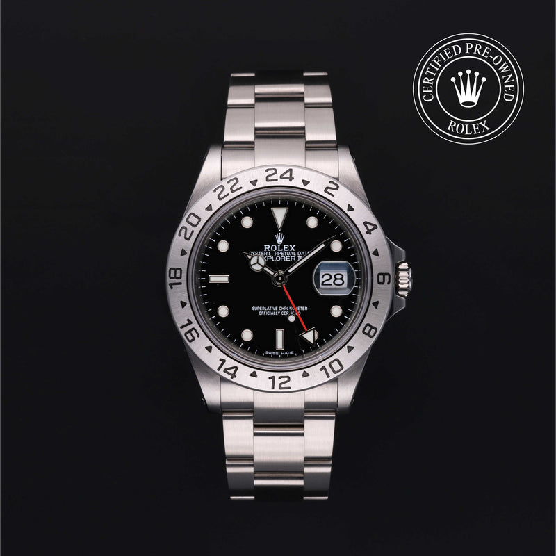 Rolex Certified Pre-Owned Oyster Perpetual Explorer II 40 mm Oystersteel 1992 16570 