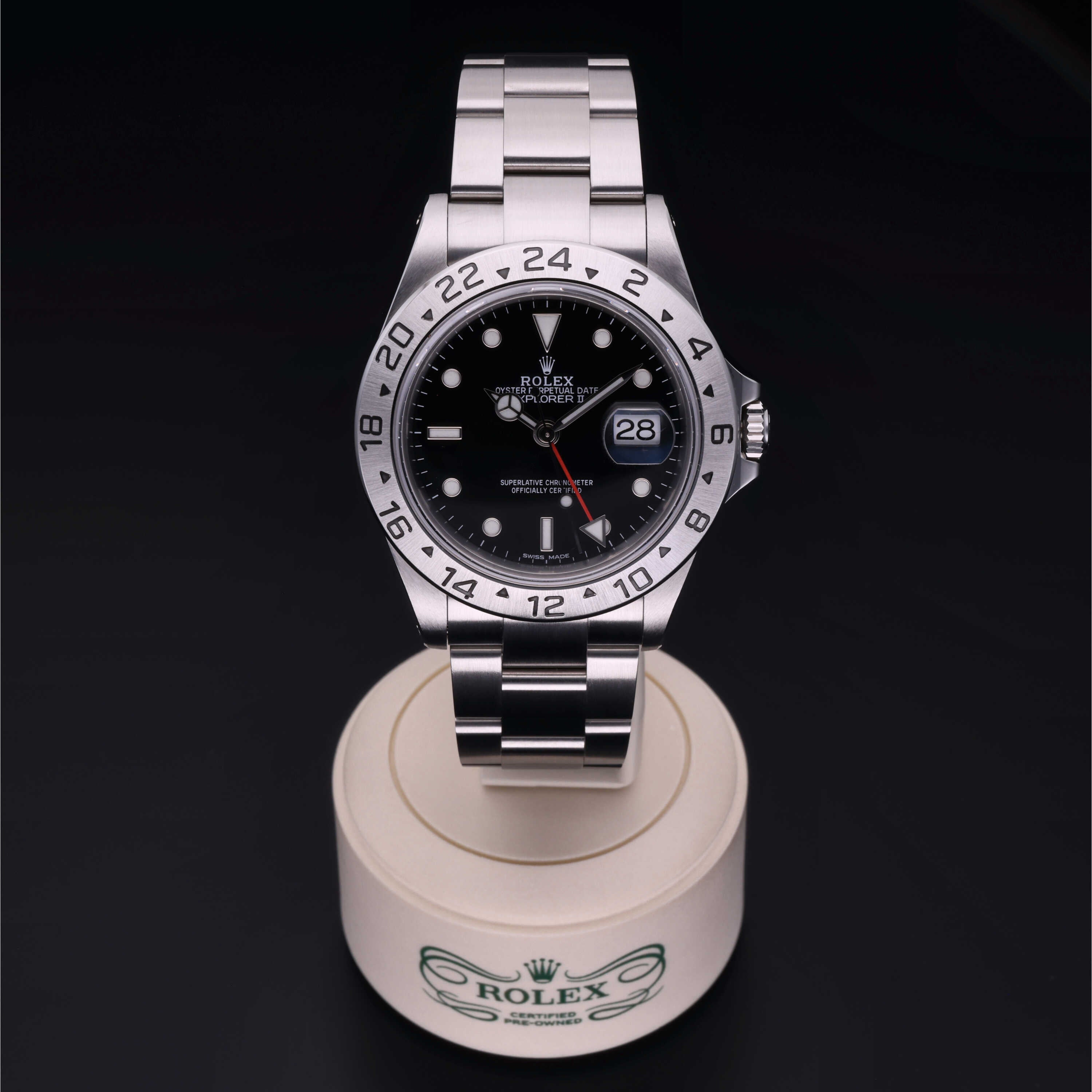 Rolex Certified Pre-Owned Oyster Perpetual Explorer II 40 mm Acciaio Oystersteel 1992 16570 