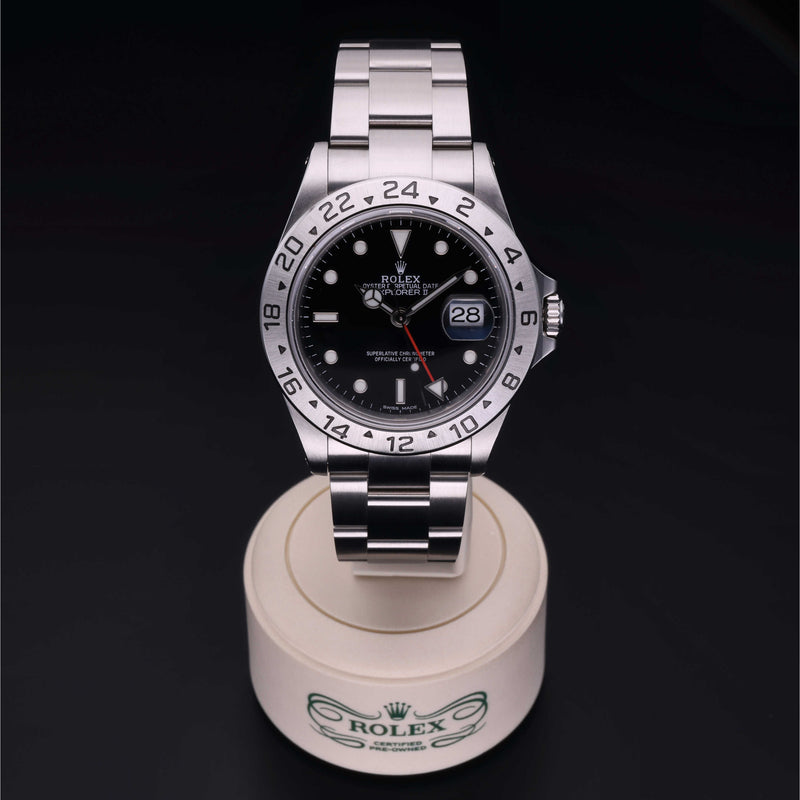 Rolex Certified Pre-Owned Oyster Perpetual Explorer II 40 mm Acciaio Oystersteel 1992 16570 