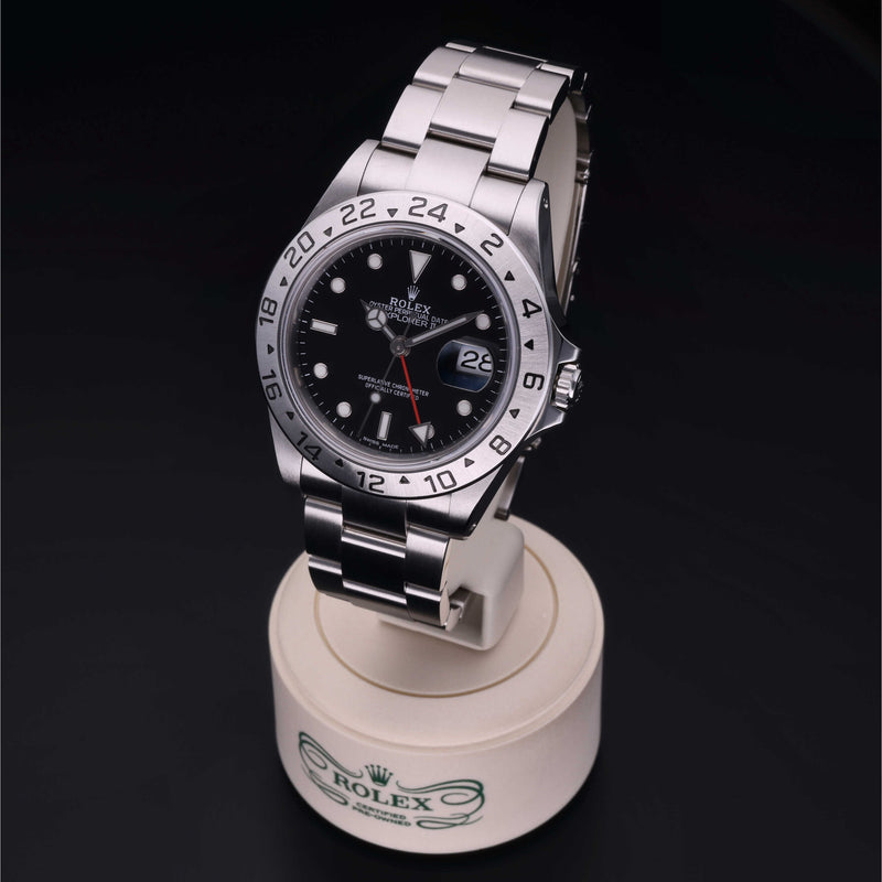Rolex Certified Pre-Owned Oyster Perpetual Explorer II 40 mm Acciaio Oystersteel 1992 16570 