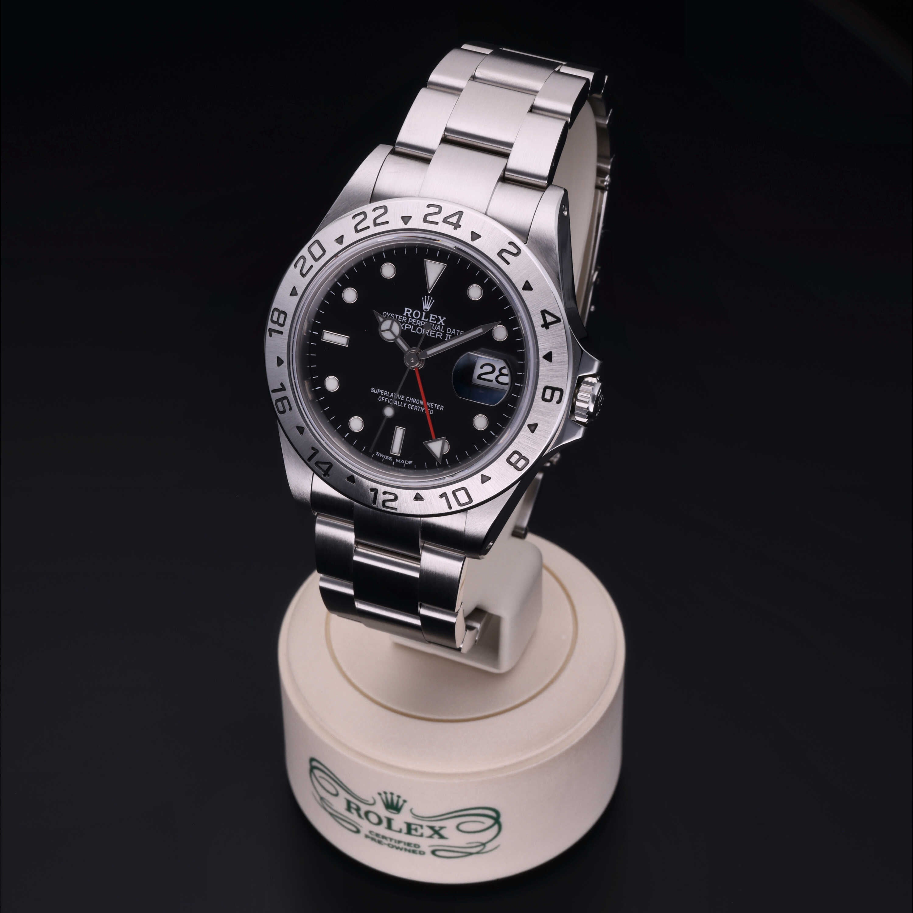Rolex Certified Pre-Owned Oyster Perpetual Explorer II 40 mm Oystersteel 1992 16570 