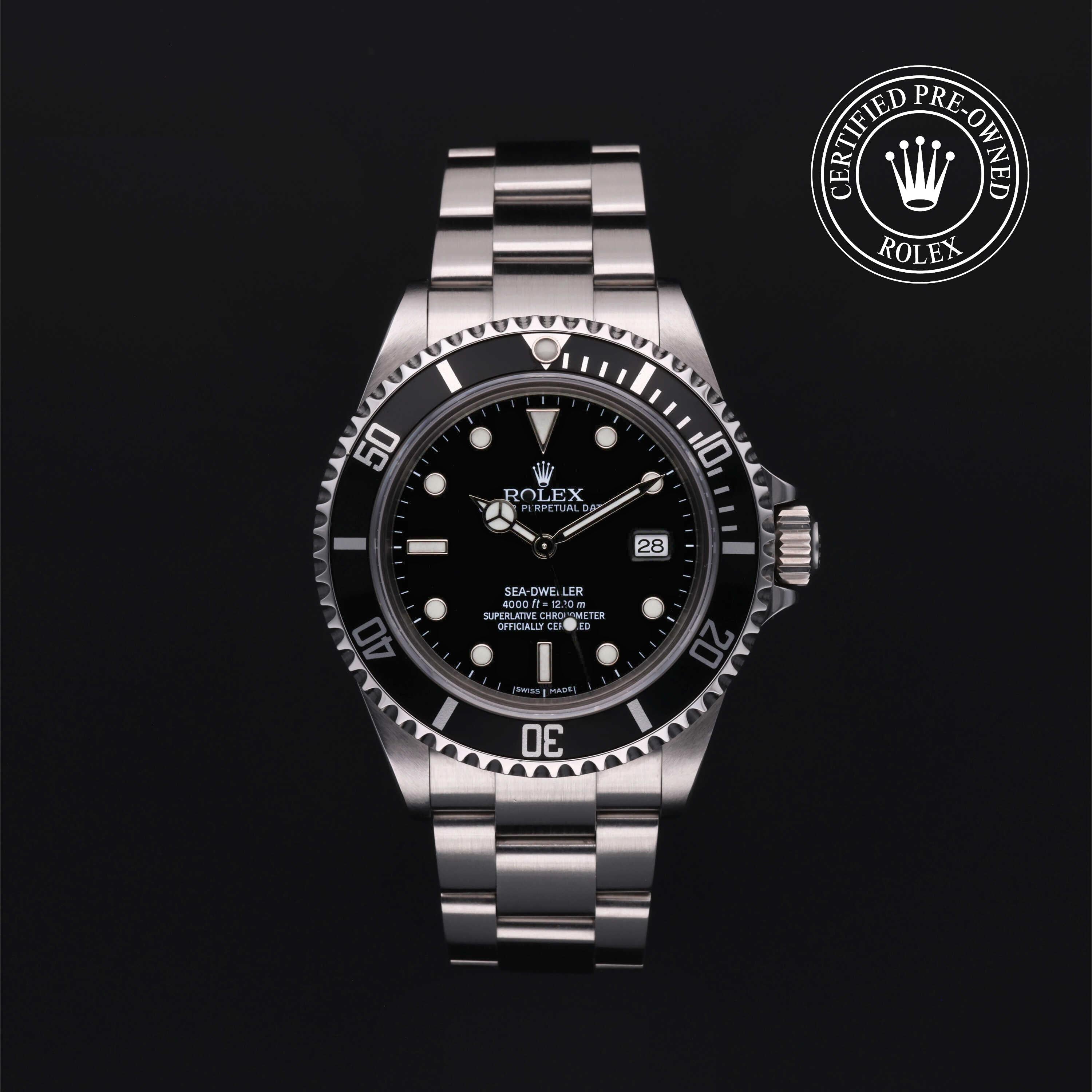 Orologio in acciaio Oyster Perpetual Sea-Dweller Rolex