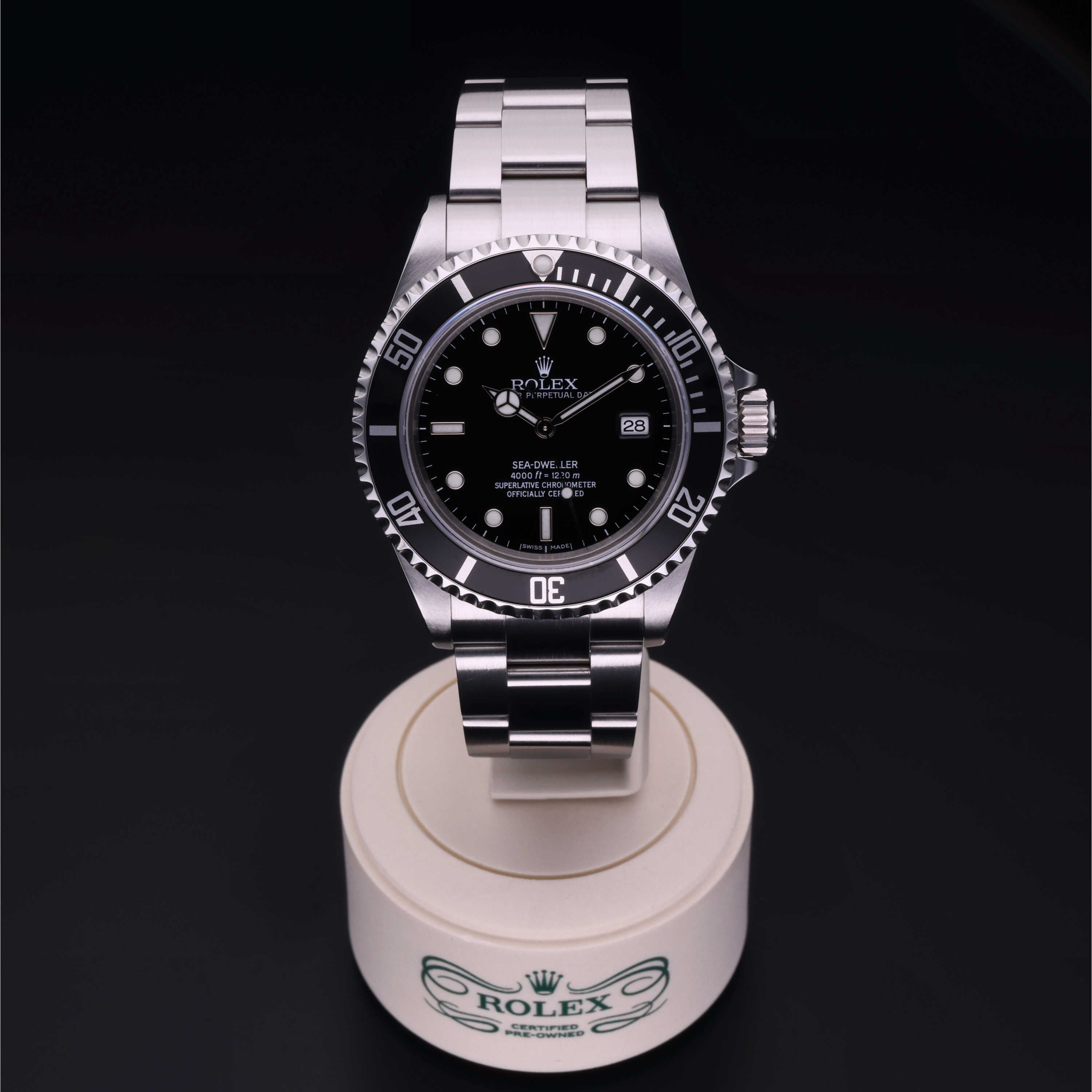 Orologio in steel Oyster Perpetual Sea-Dweller Reuge