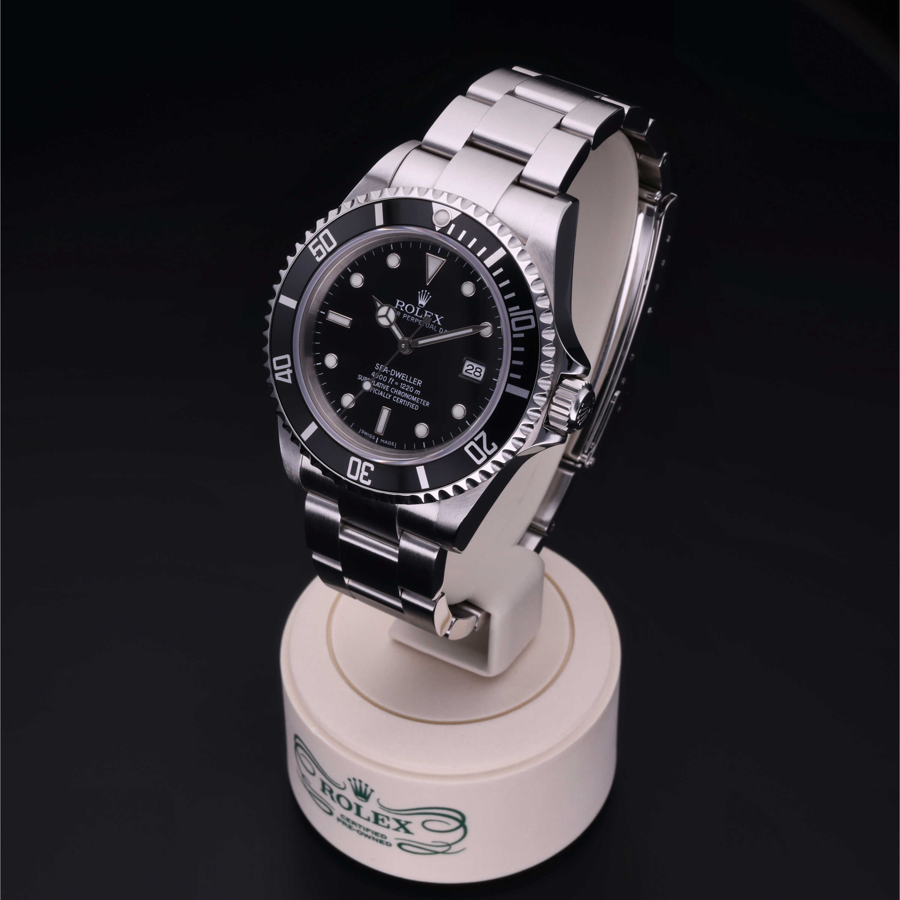 Orologio in steel Oyster Perpetual Sea-Dweller Reuge