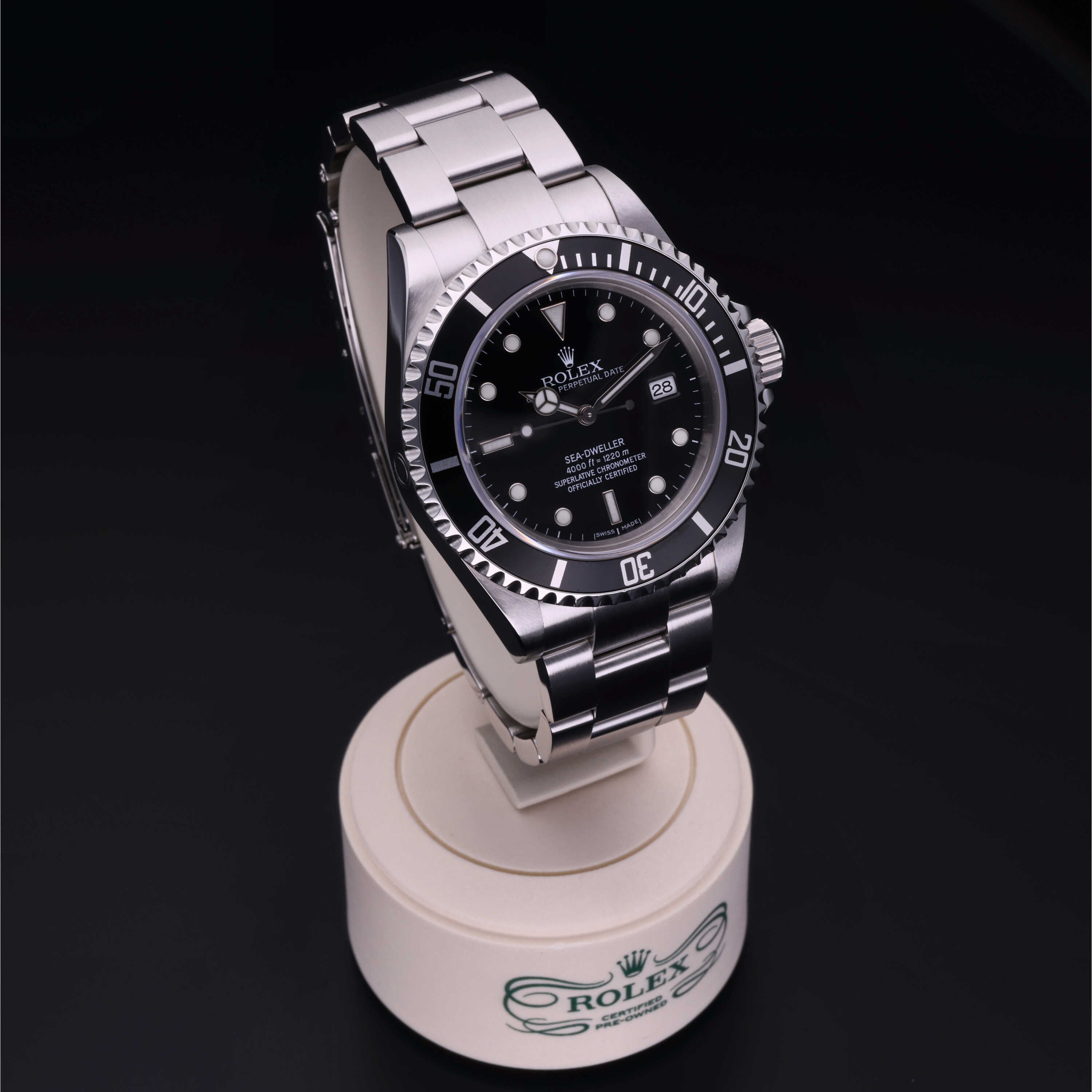 Orologio in steel Oyster Perpetual Sea-Dweller Reuge