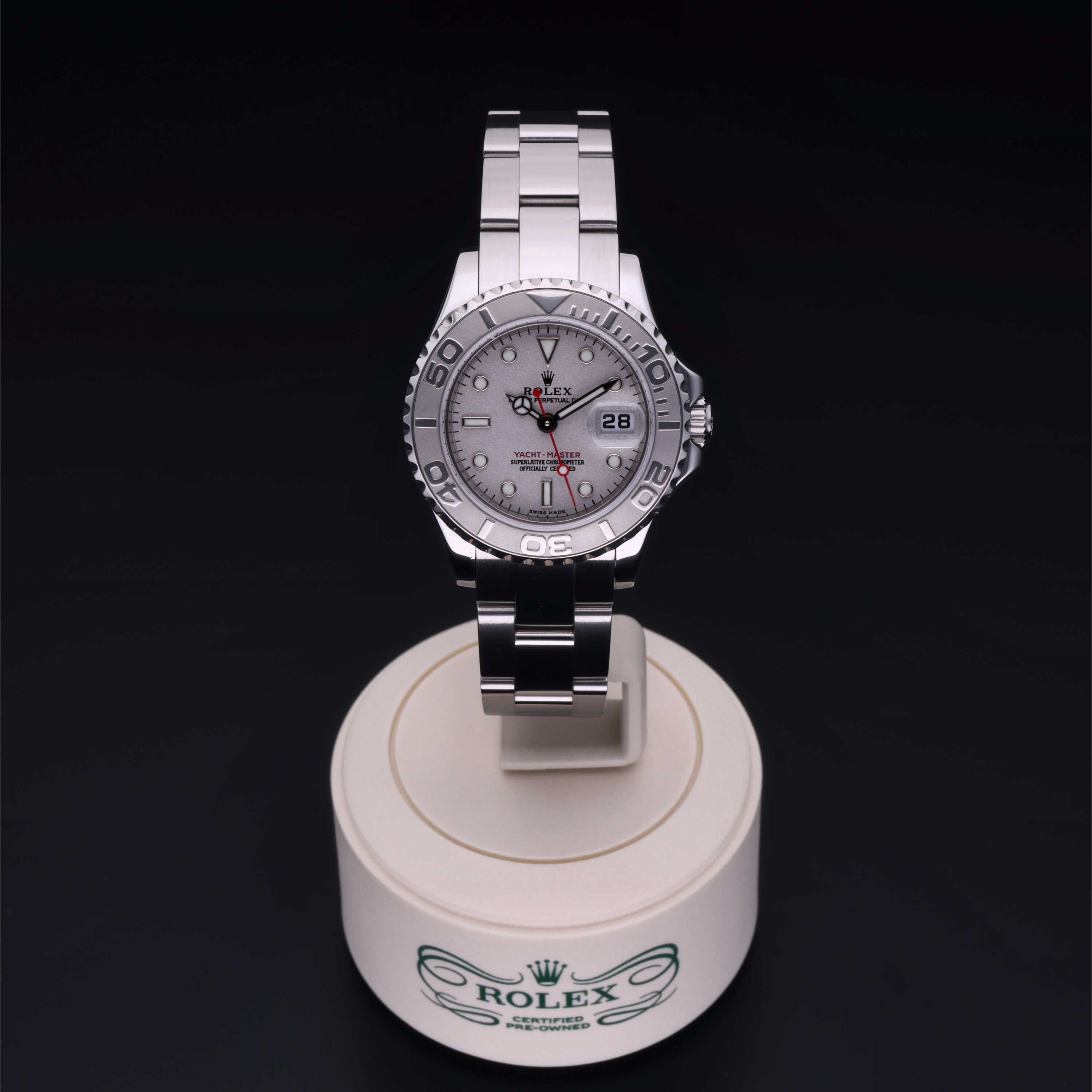 Orologio in steel/platinum Oyster Perpetual Yacht-Master 29 Reuge