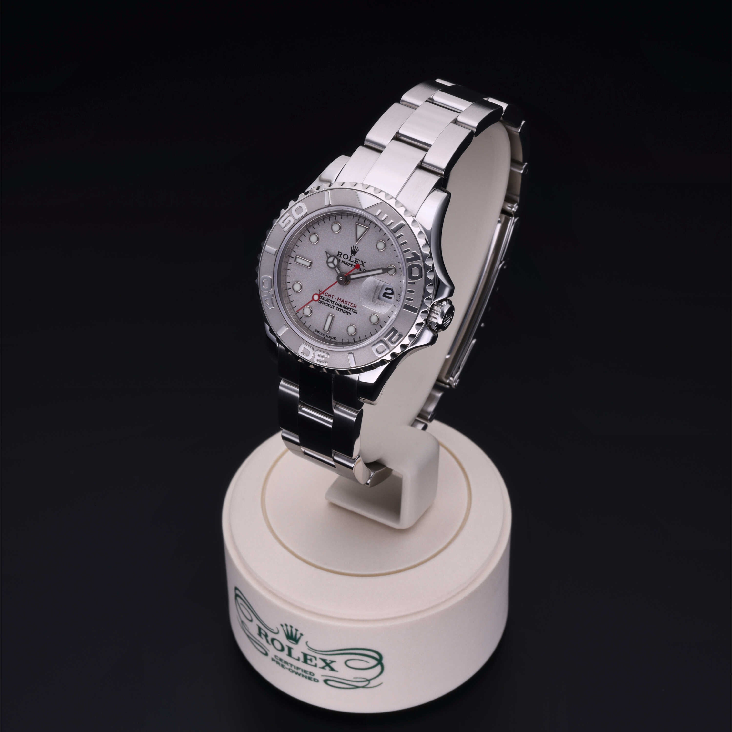 Orologio in steel/platinum Oyster Perpetual Yacht-Master 29 Reuge