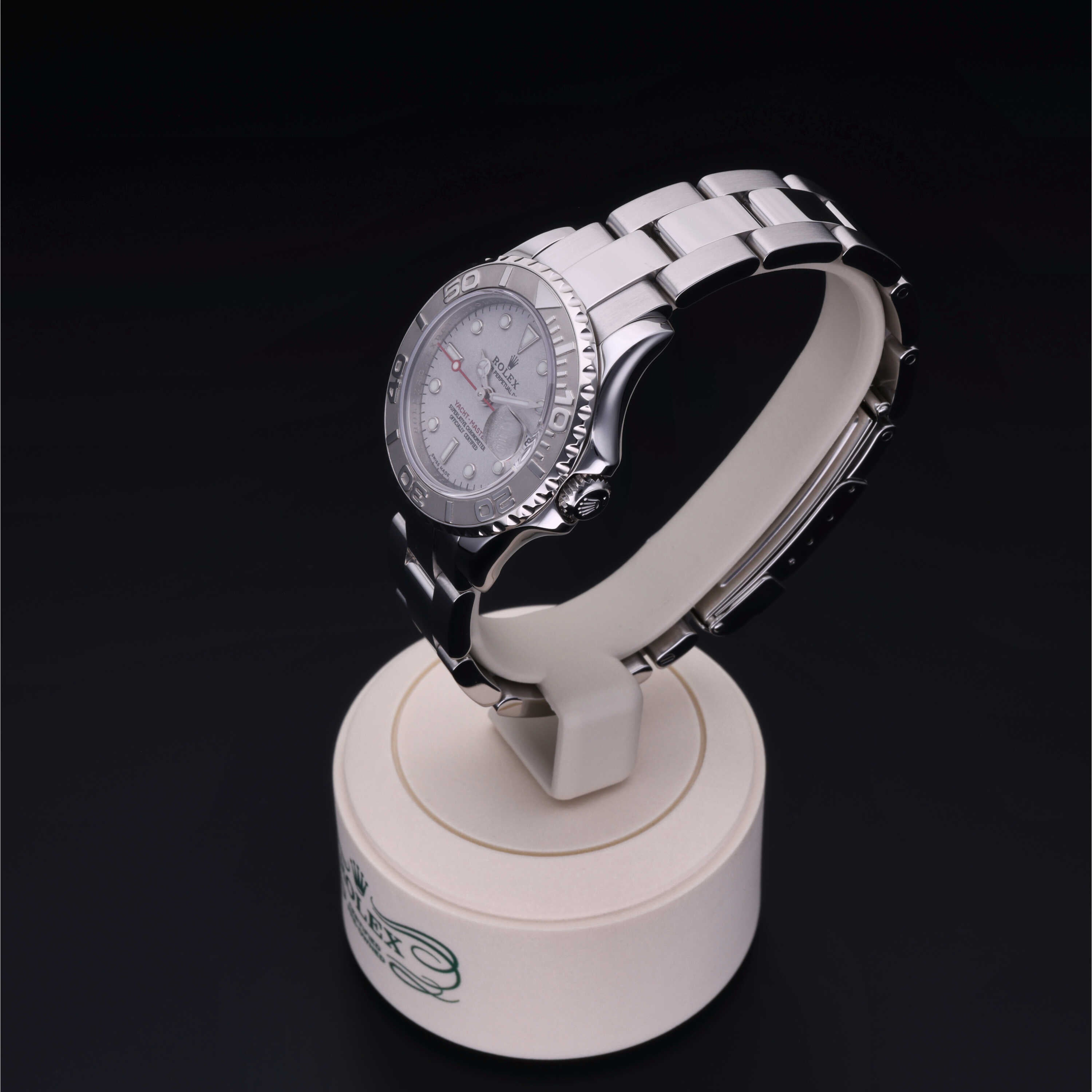 Orologio in steel/platinum Oyster Perpetual Yacht-Master 29 Reuge