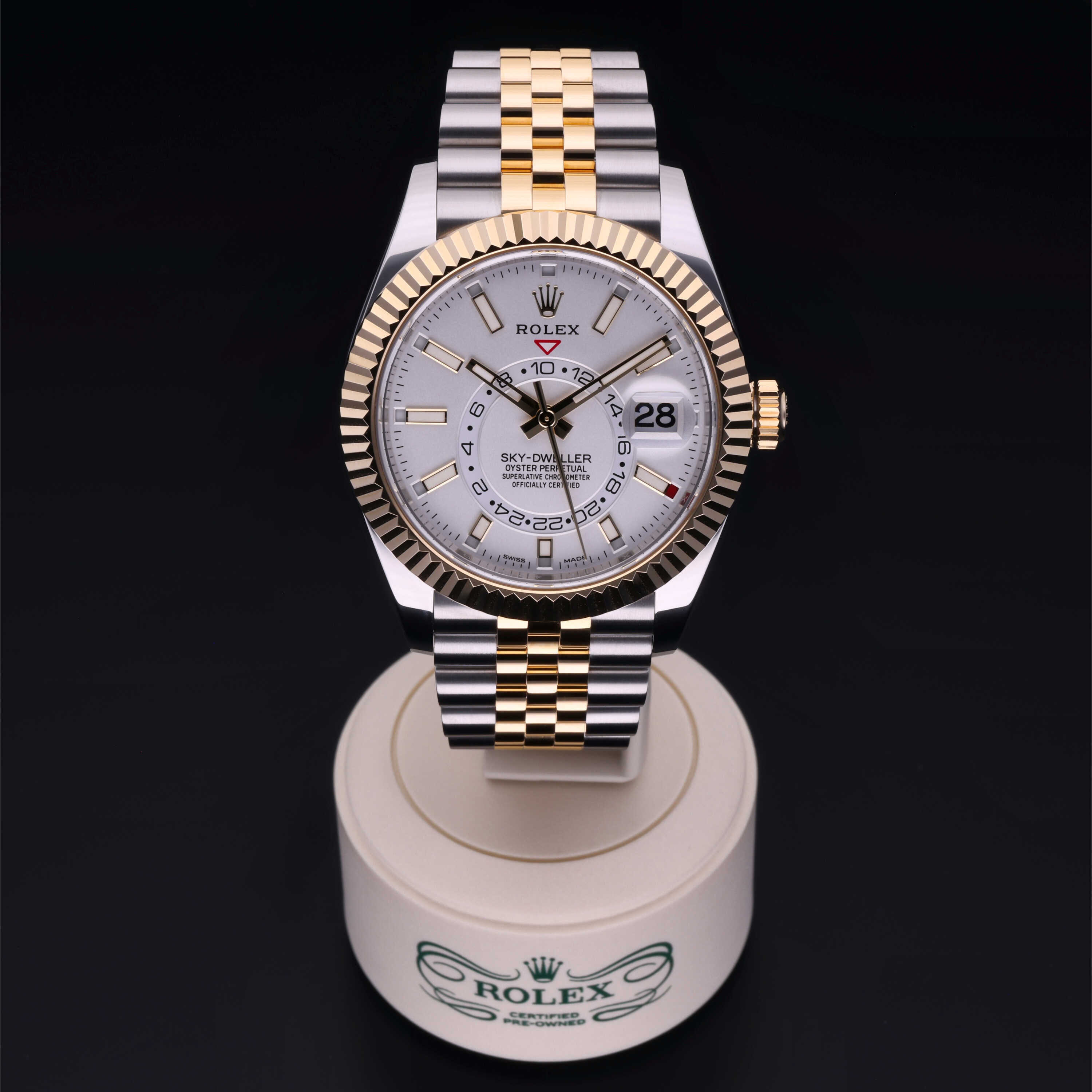 Orologio in acciaio e oro giallo Sky‑Dweller Rolex