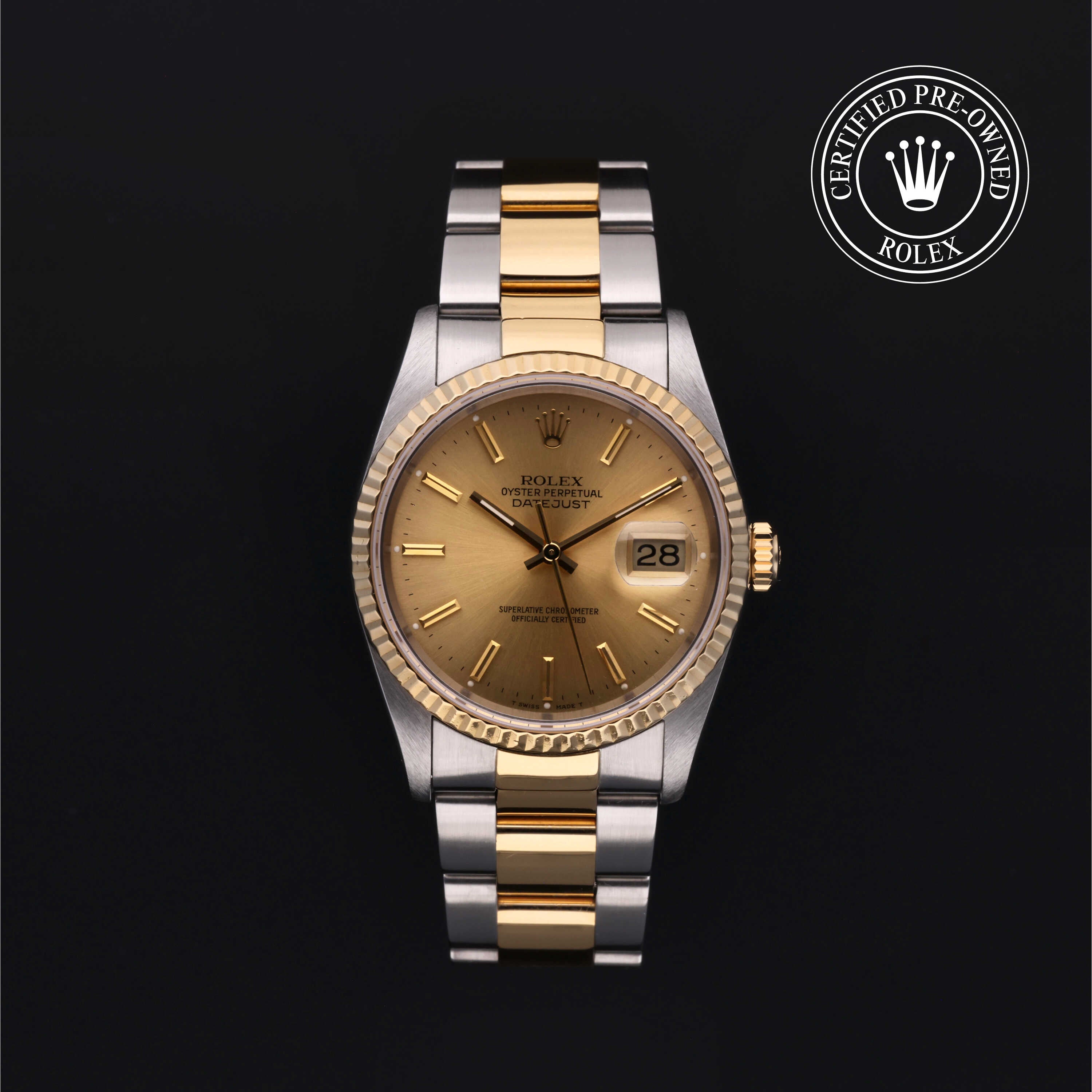 Rolex Certified Pre-Owned Oyster Perpetual  Datejust 36 36 mm Acciaio/oro G 1991 16233