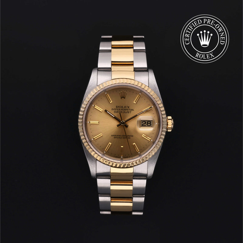 Rolex Certified Pre-Owned Oyster Perpetual  Datejust 36 36 mm Acciaio/oro G 1991 16233