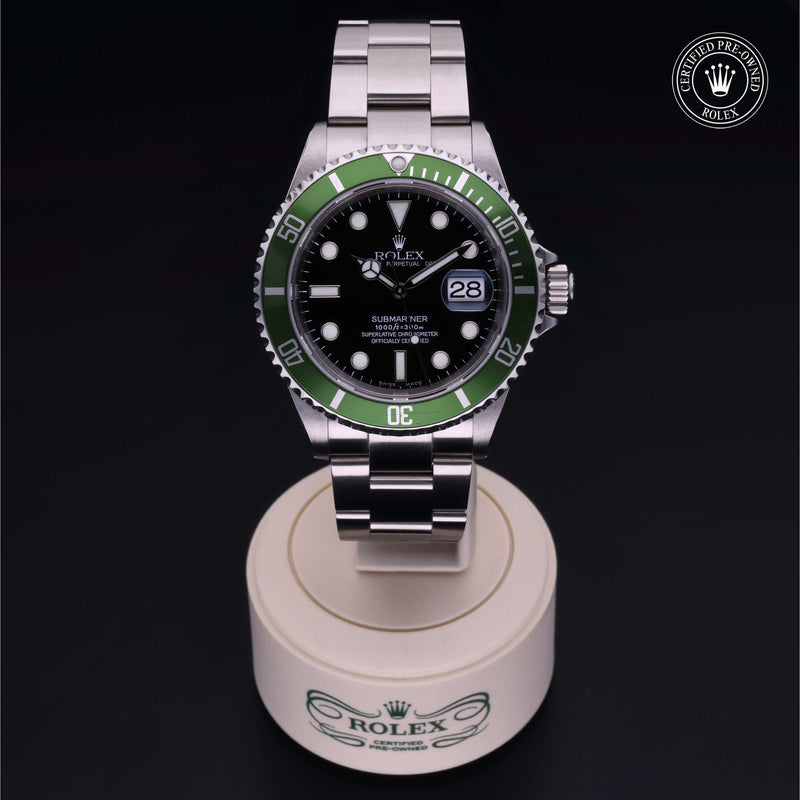 Rolex Certified Pre-Owned Oyster Perpetual Submariner Date 40 mm,  acciaio Oystersteel  2006 16610LV