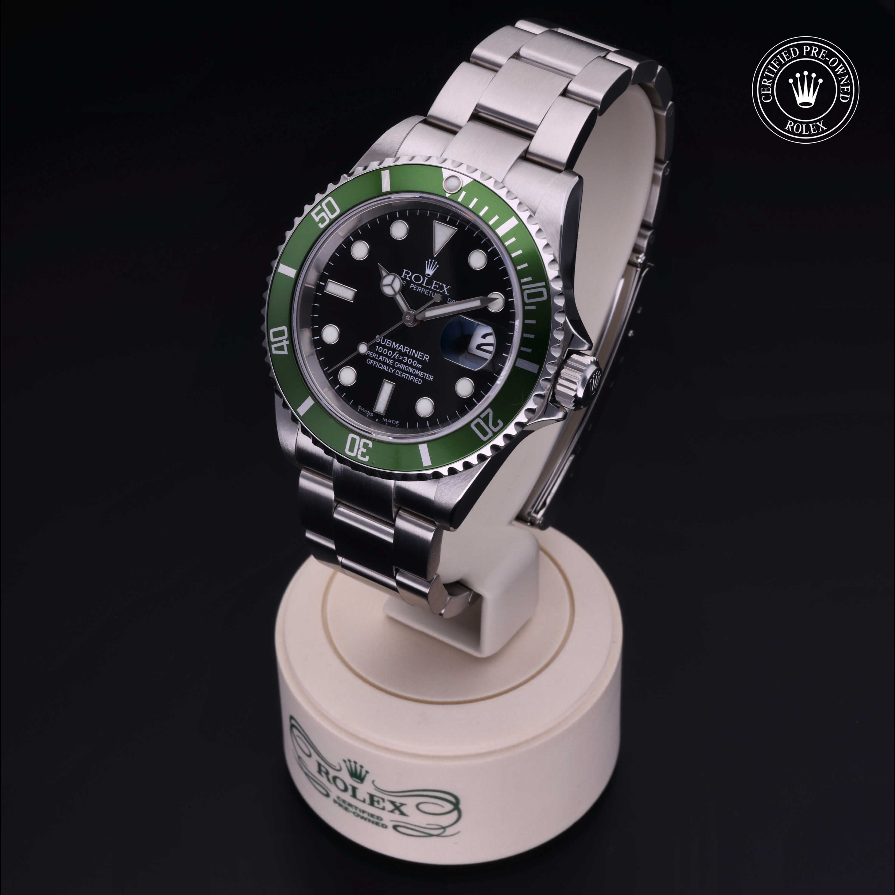 Rolex Certified Pre-Owned Oyster Perpetual Submariner Date 40 mm,  acciaio Oystersteel  2006 16610LV