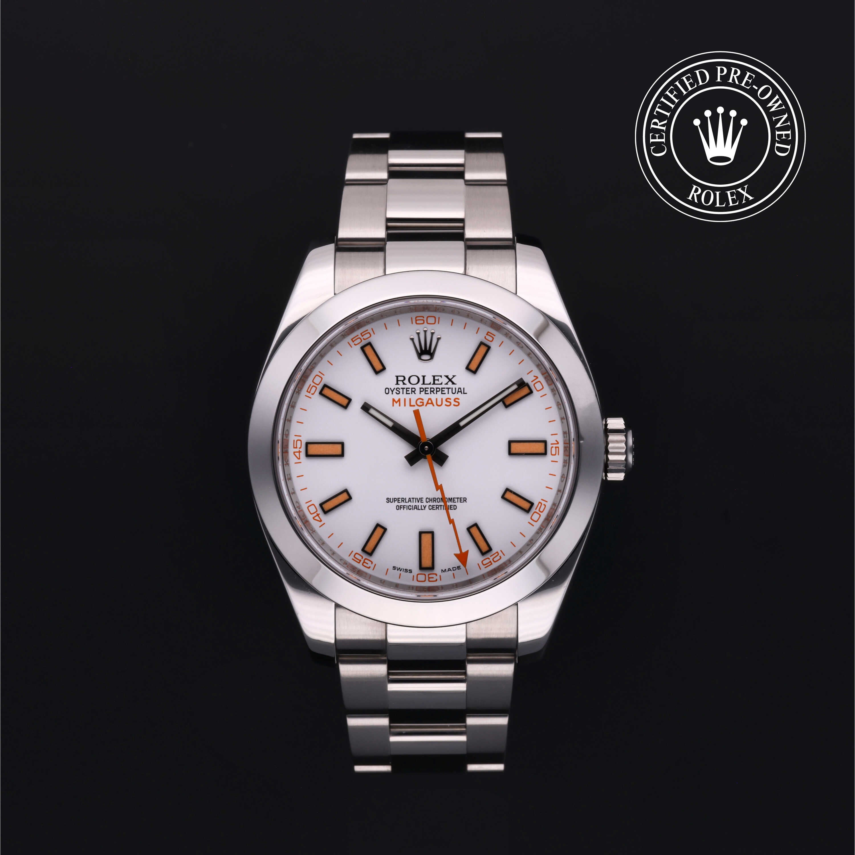 Rolex Certified Pre-Owned Milgauss 40 mm Oystersteel 2015 116400