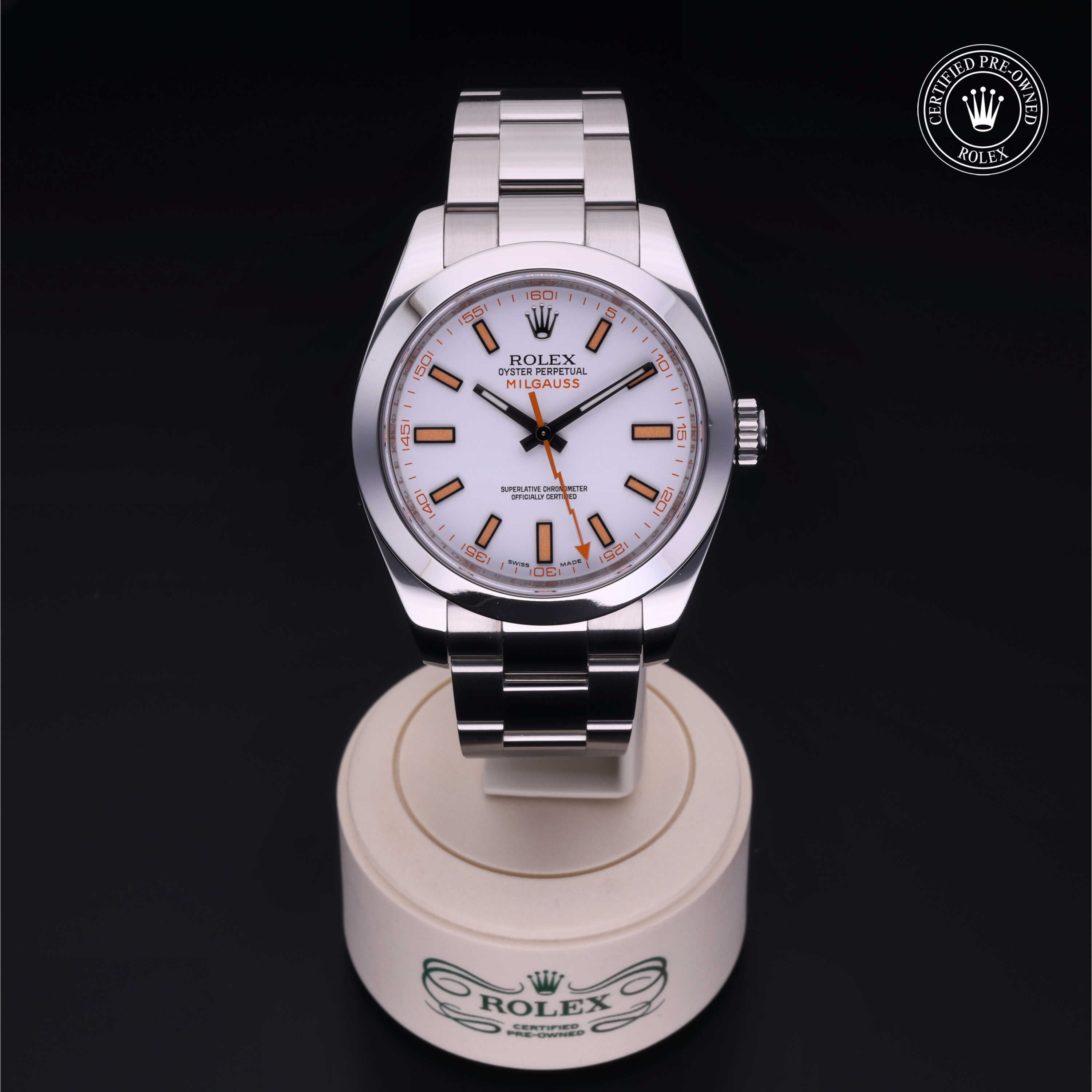 Rolex Certified Pre-Owned Milgauss 40 mm Acciaio Oystersteel 2015 116400