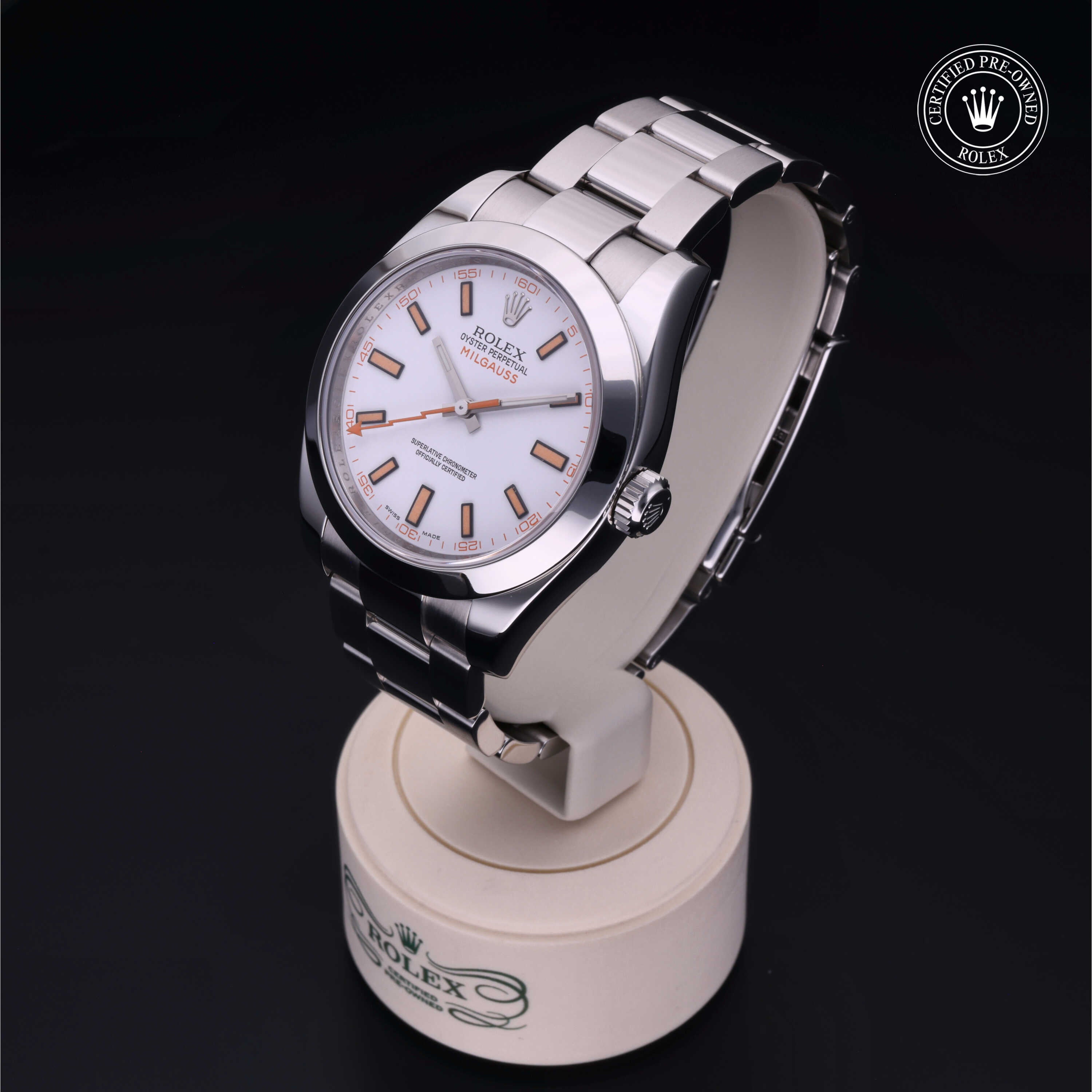 Rolex Certified Pre-Owned Milgauss 40 mm Oystersteel 2015 116400