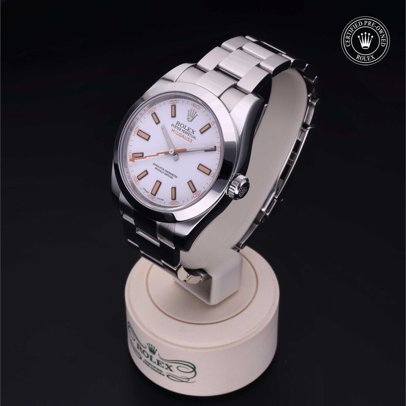 Rolex Certified Pre-Owned Milgauss 40 mm Oystersteel 2015 116400
