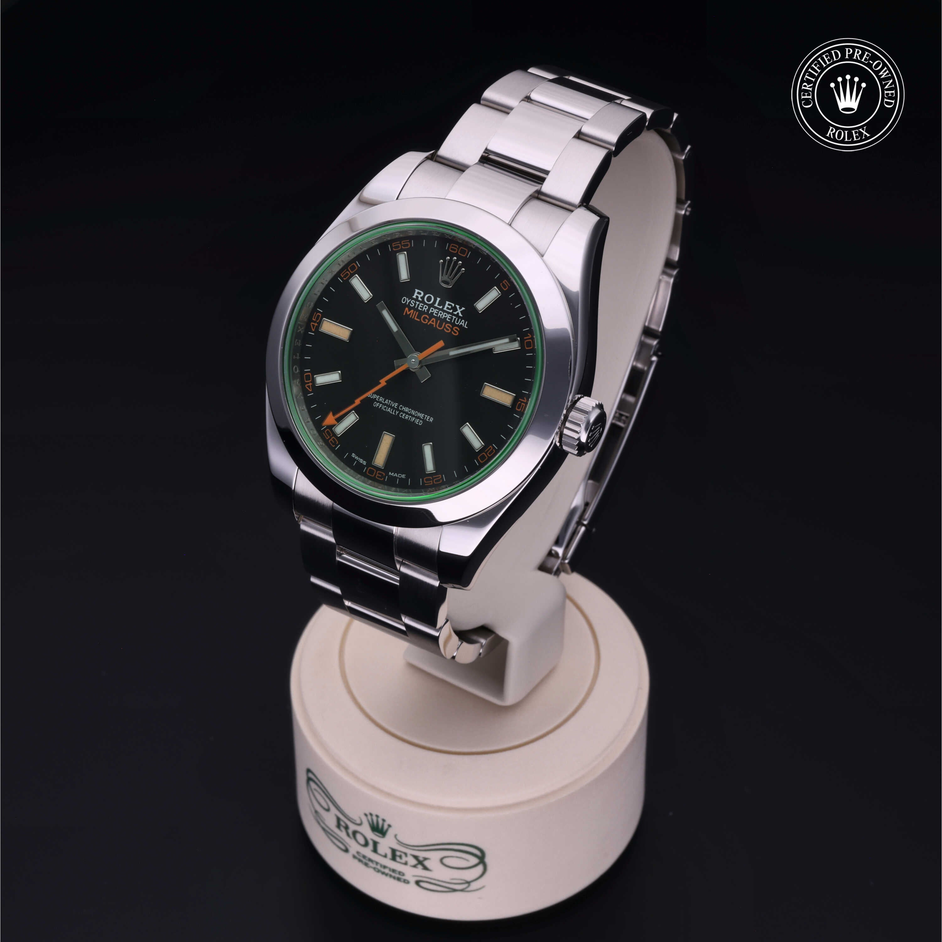 Rolex Certified Pre-Owned Milgauss 40 mm Steel  116400GV