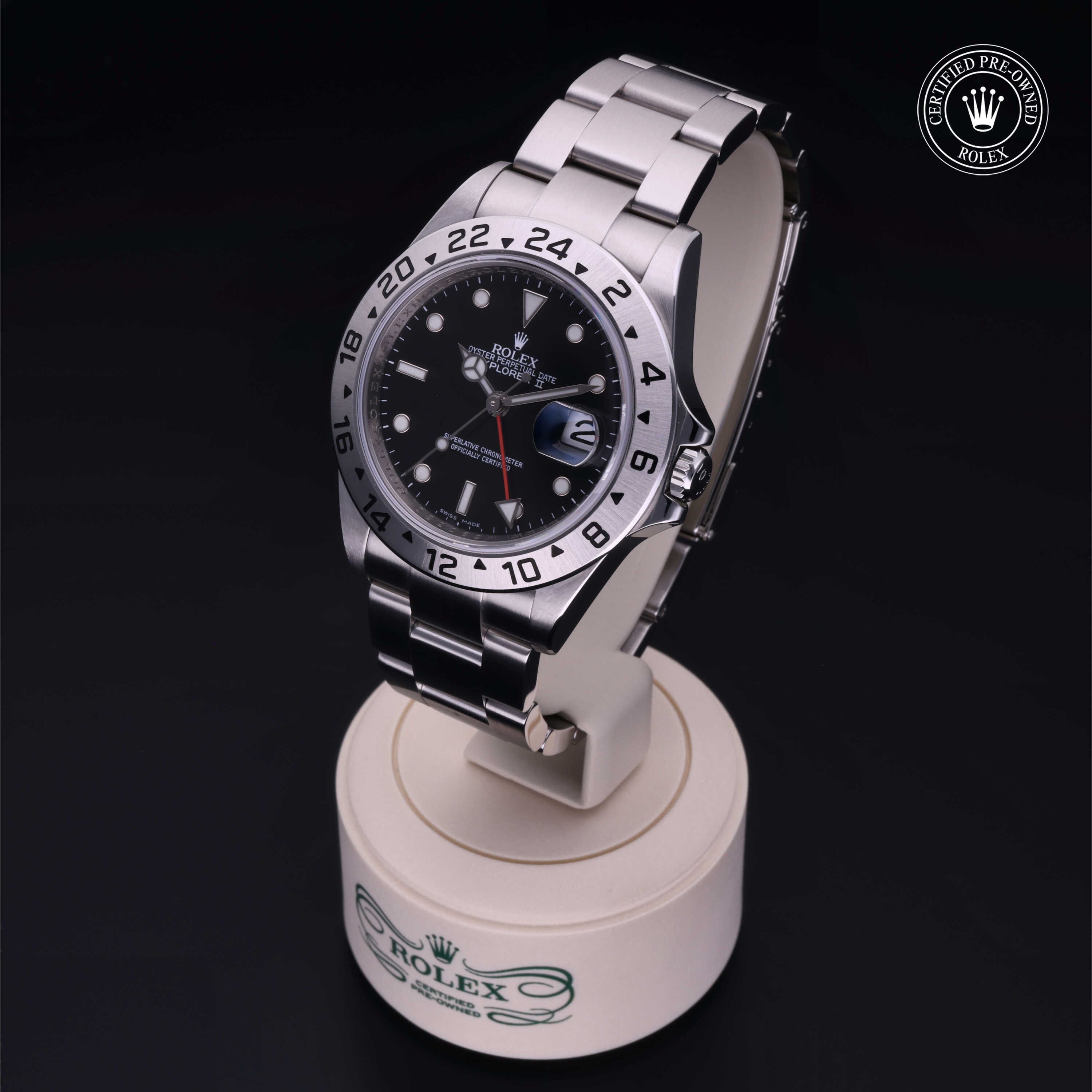 Rolex Certified Pre-Owned Oyster Perpetual Explorer II 40 mm Acciaio  16570