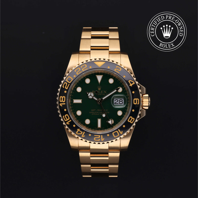 Rolex Certified Pre-Owned GMT-Master II Oro 18 CT.G 40 mm 2009 116718LN