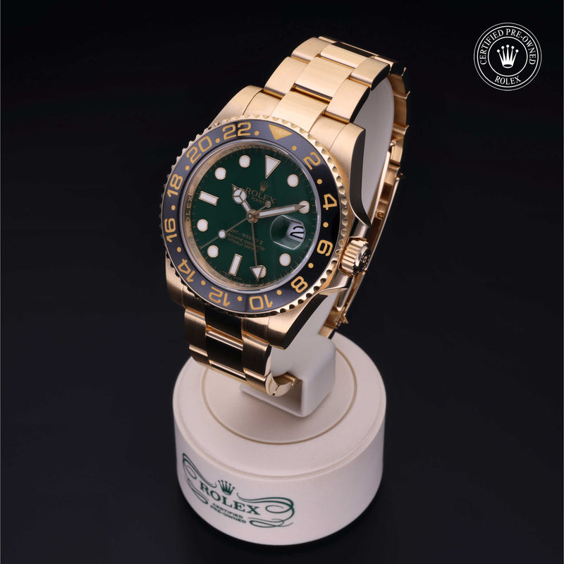 Rolex Certified Pre-Owned GMT-Master II Oro 18 CT.G 40 mm 2009 116718LN