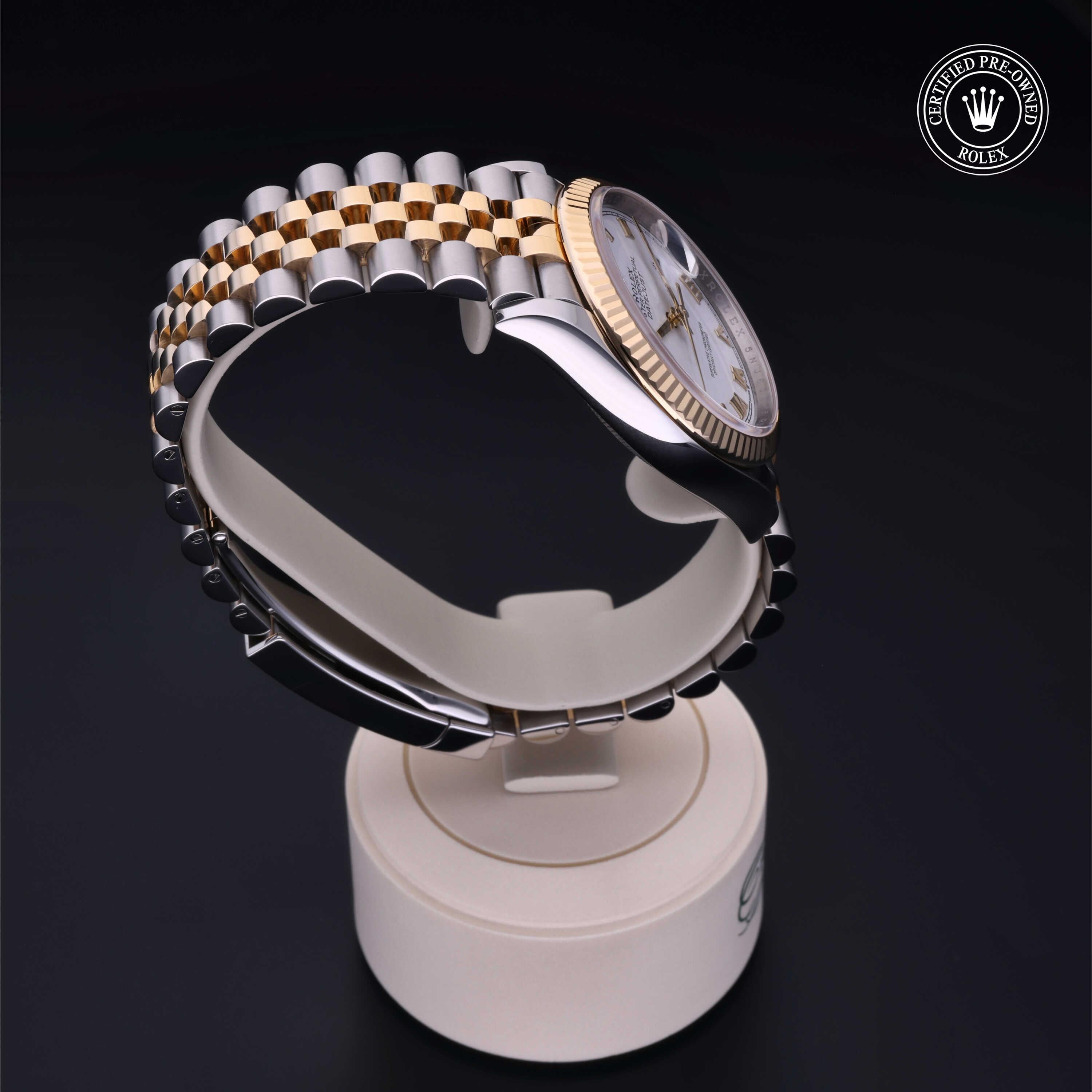 Rolex Certified Pre-Owned Datejust 36 36 mm Rolesor 18 Carat Yellow 2021 126233