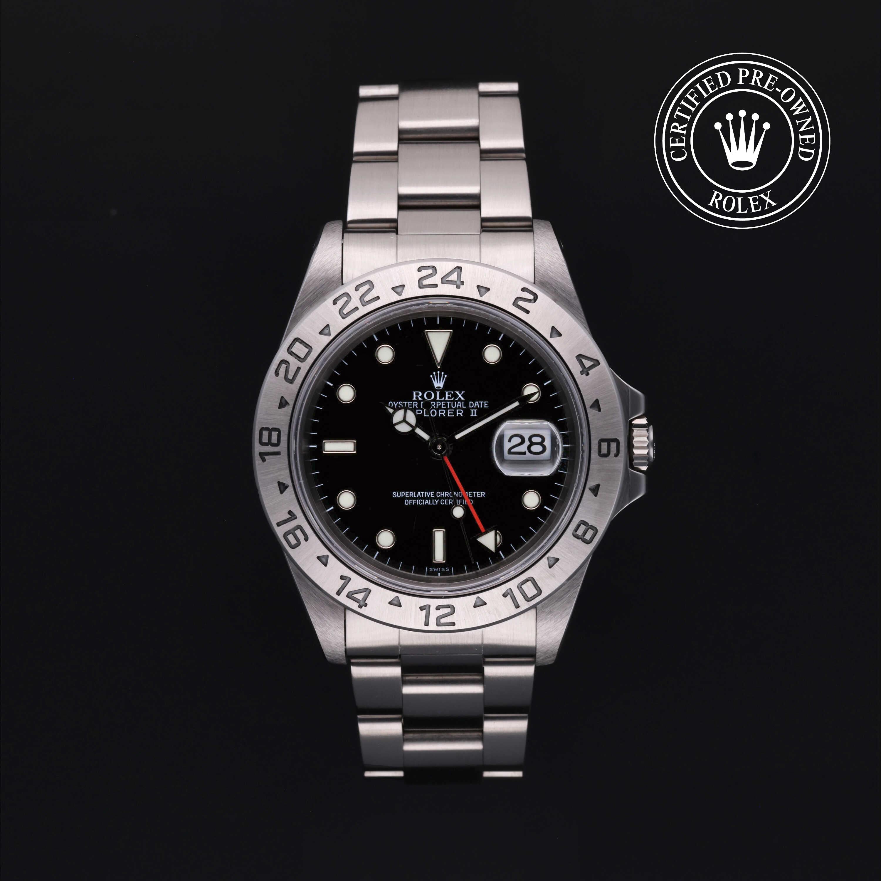 Rolex Certified Pre-Owned Oyster Perpetual Explorer II 40 mm Steel  16570-1