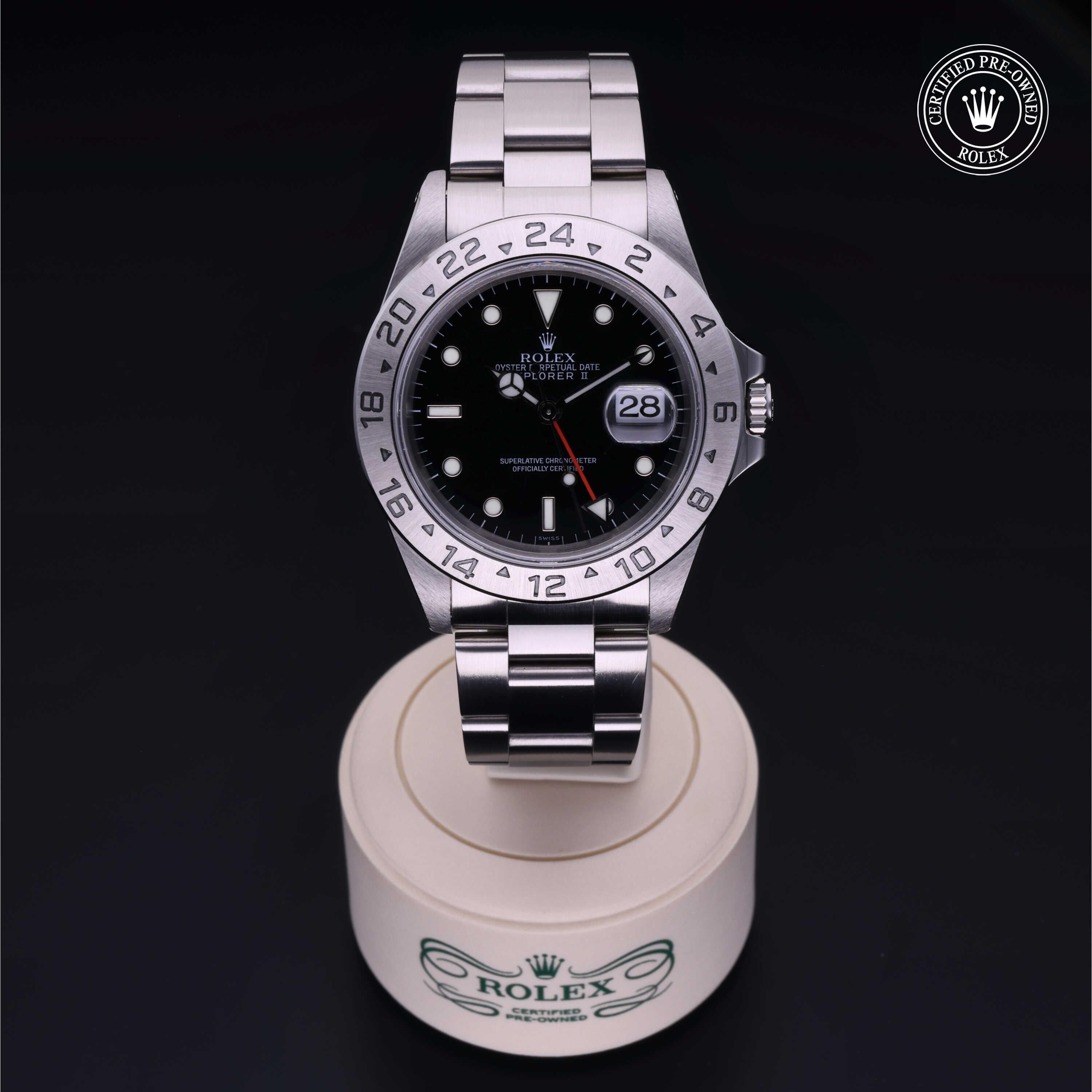 Rolex Certified Pre-Owned Oyster Perpetual Explorer II 40 mm Steel  16570-1