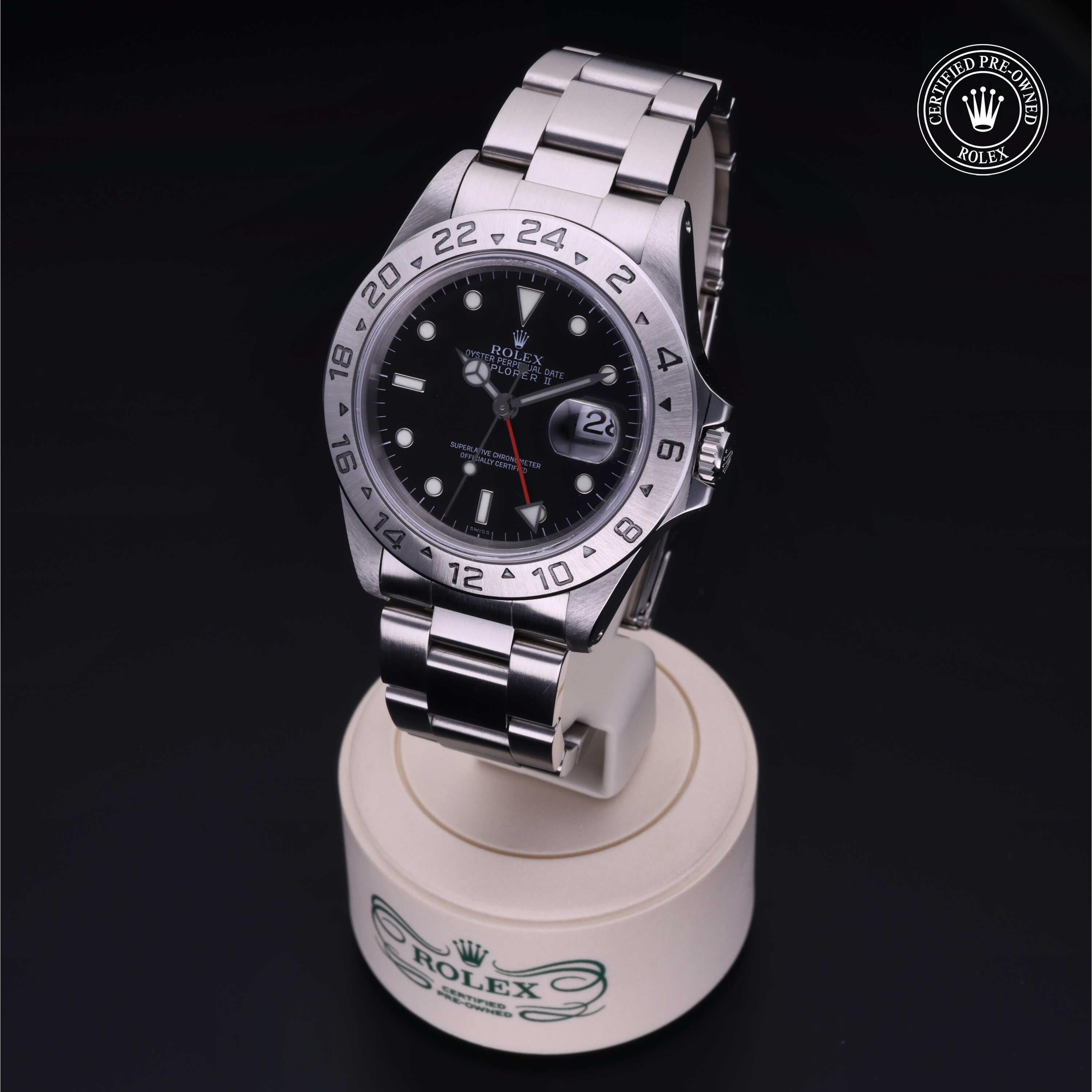 Rolex Certified Pre-Owned Oyster Perpetual Explorer II 40 mm Steel  16570-1