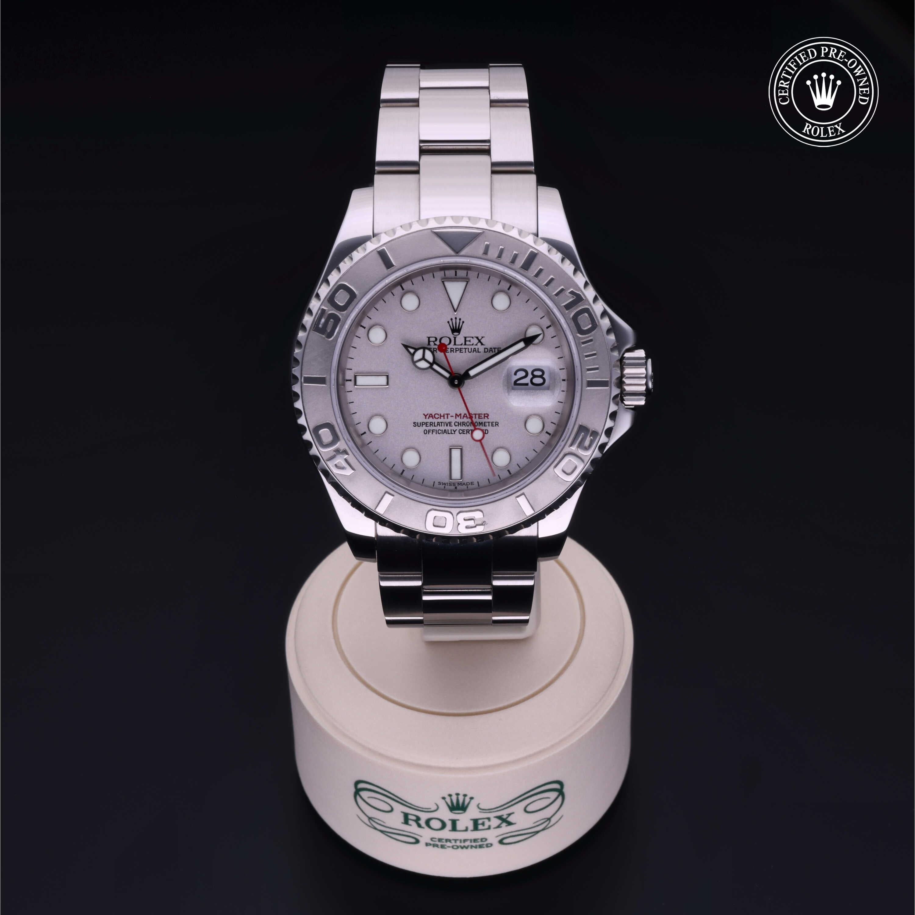 Orologio in acciaio/platino Oyster Perpetual Yacht-Master 40 Rolex