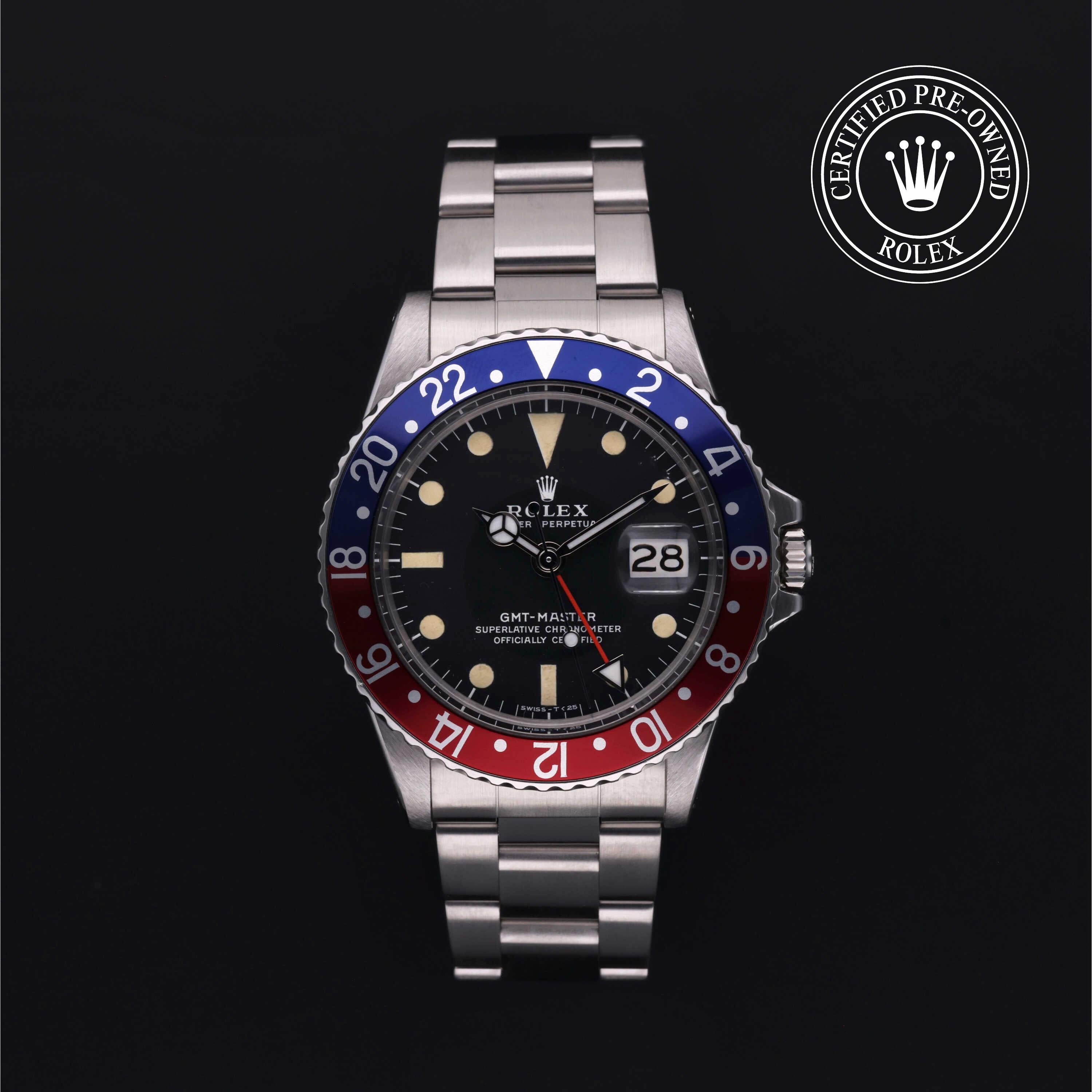 Rolex Certified Pre-Owned Oyster Perpetual Gmt-Master 40 mm Acciaio  1675/0