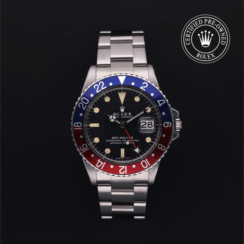 Rolex Certified Pre-Owned Oyster Perpetual Gmt-Master 40 mm Acciaio  1675/0