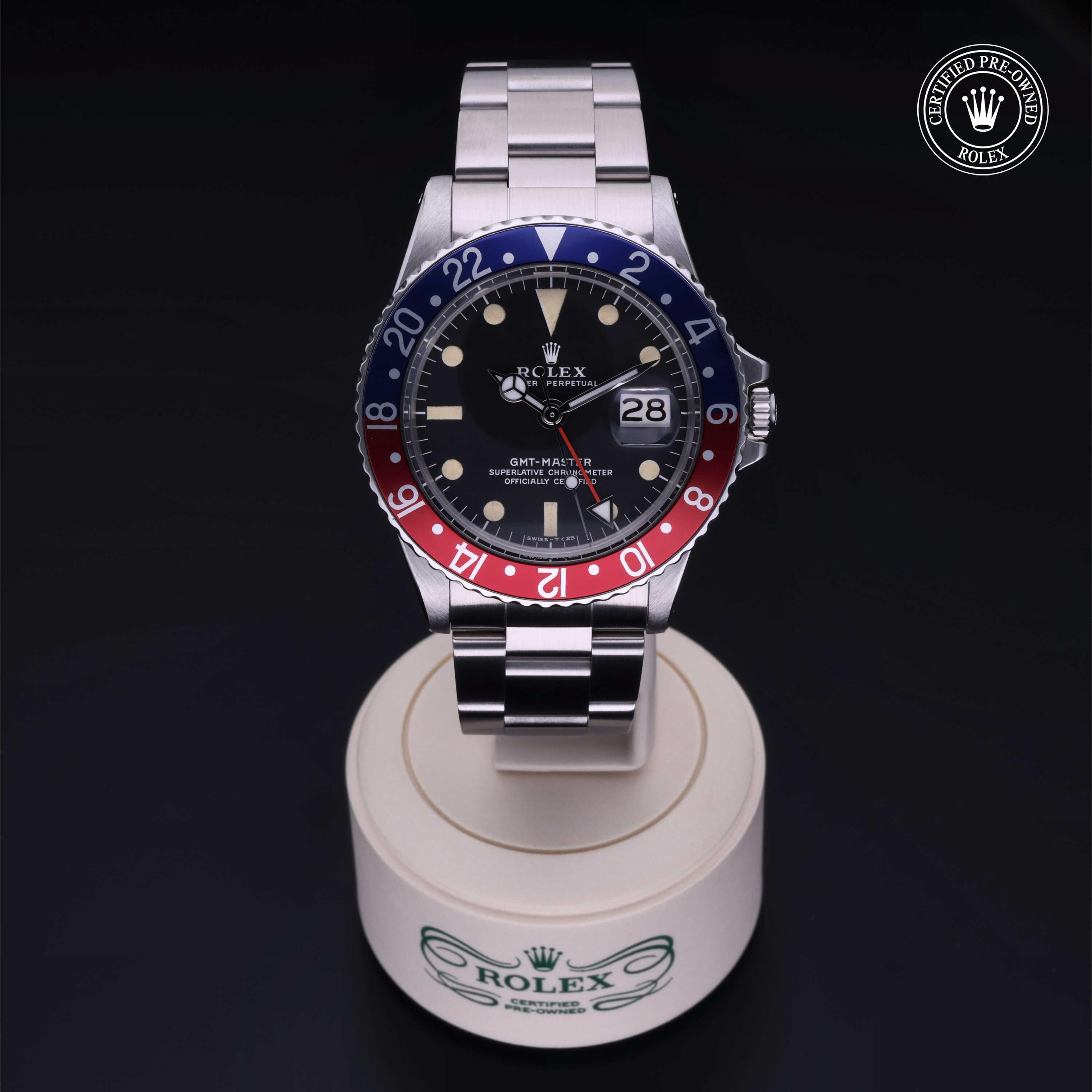 Rolex Certified Pre-Owned Oyster Perpetual Gmt-Master 40 mm Steel  1675/0