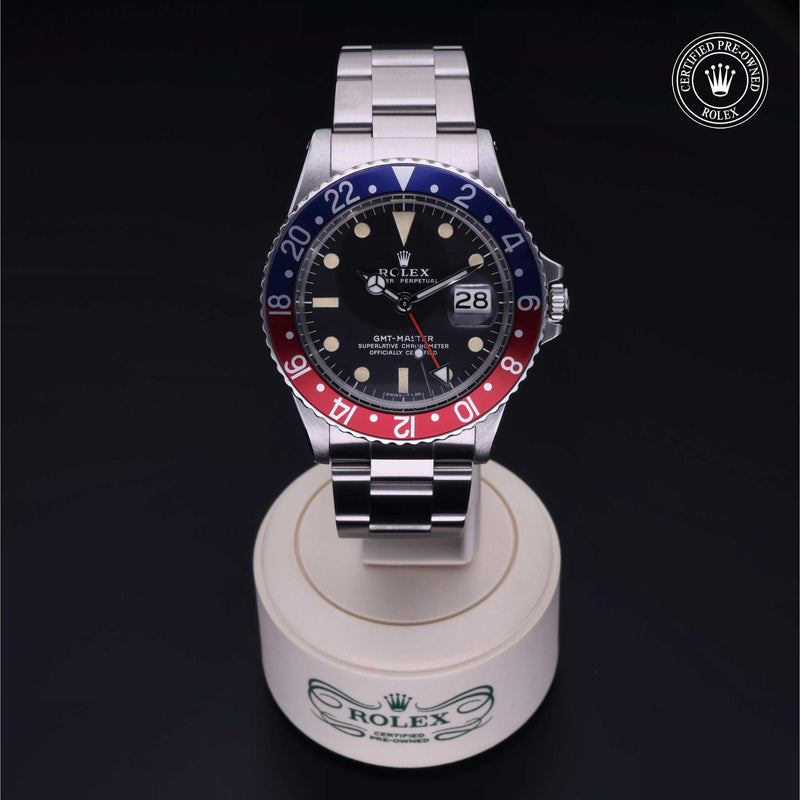 Rolex Certified Pre-Owned Oyster Perpetual Gmt-Master 40 mm Steel  1675/0
