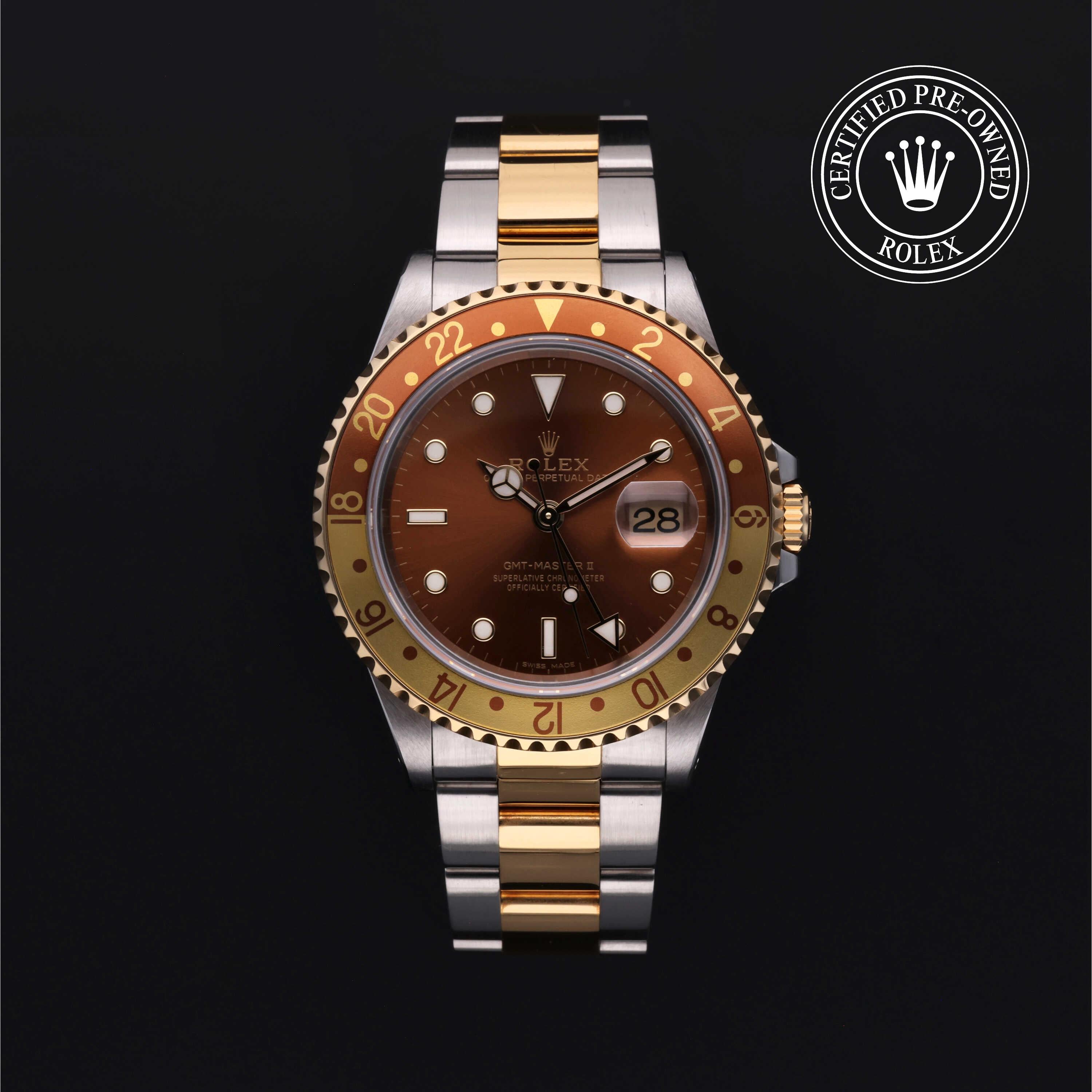 Orologio in acciaio e oro giallo Oyster Perpetual  GMT-Master II Rolex