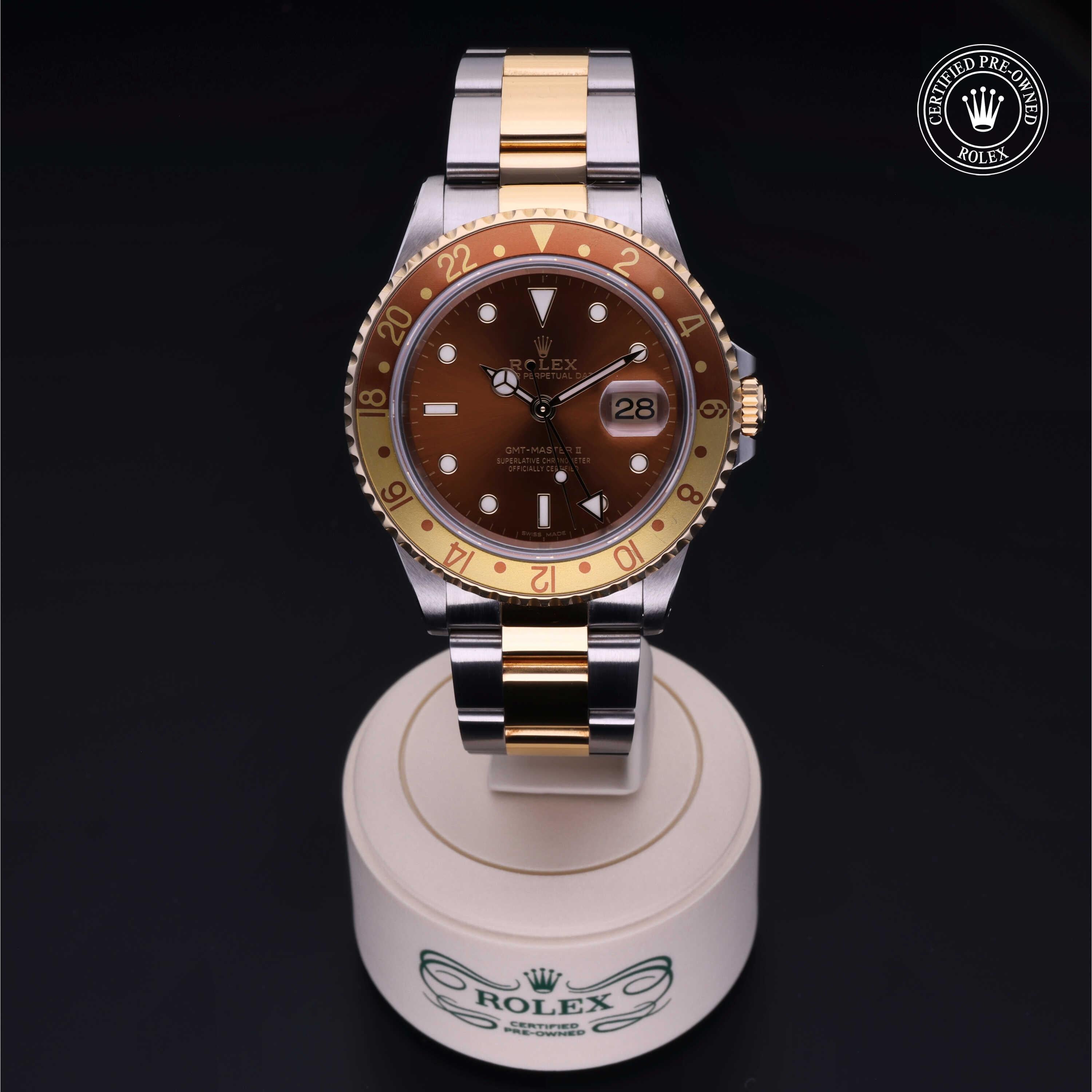 Orologio in acciaio e oro giallo Oyster Perpetual  GMT-Master II Rolex