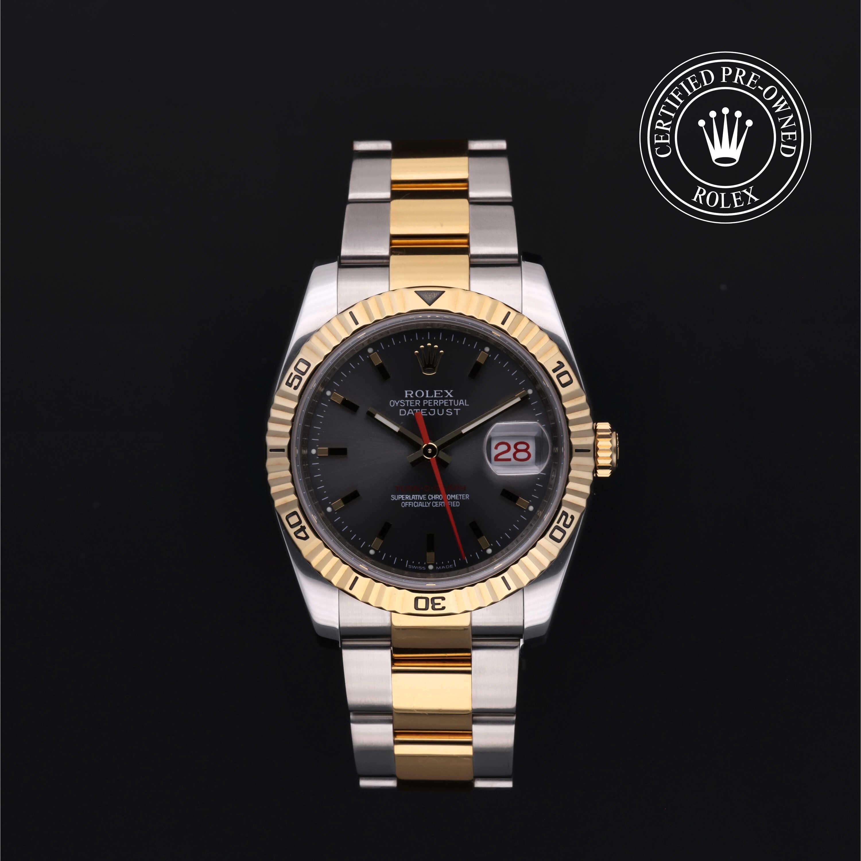 Rolex Certified Pre-Owned Oyster Perpetual Datejust Turn-O-Graph 36 mm Acciaio/oro G 2005 116263 