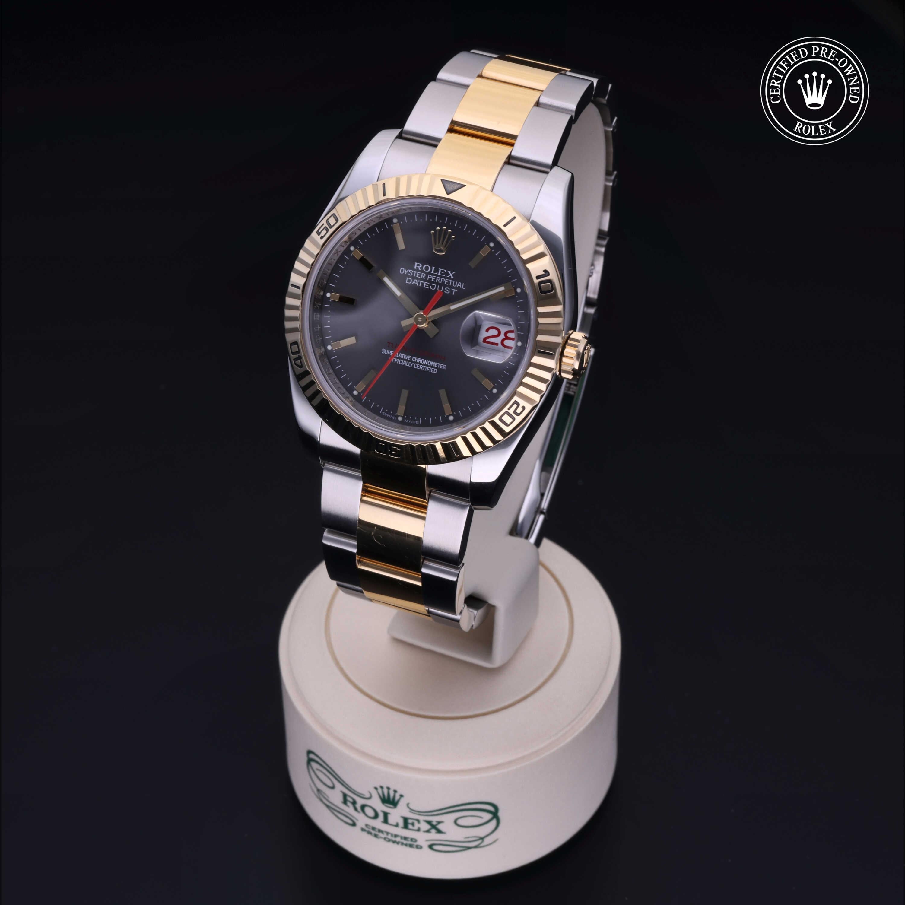 Rolex Certified Pre-Owned Oyster Perpetual Datejust Turn-O-Graph 36 mm Acciaio/oro G 2005 116263 