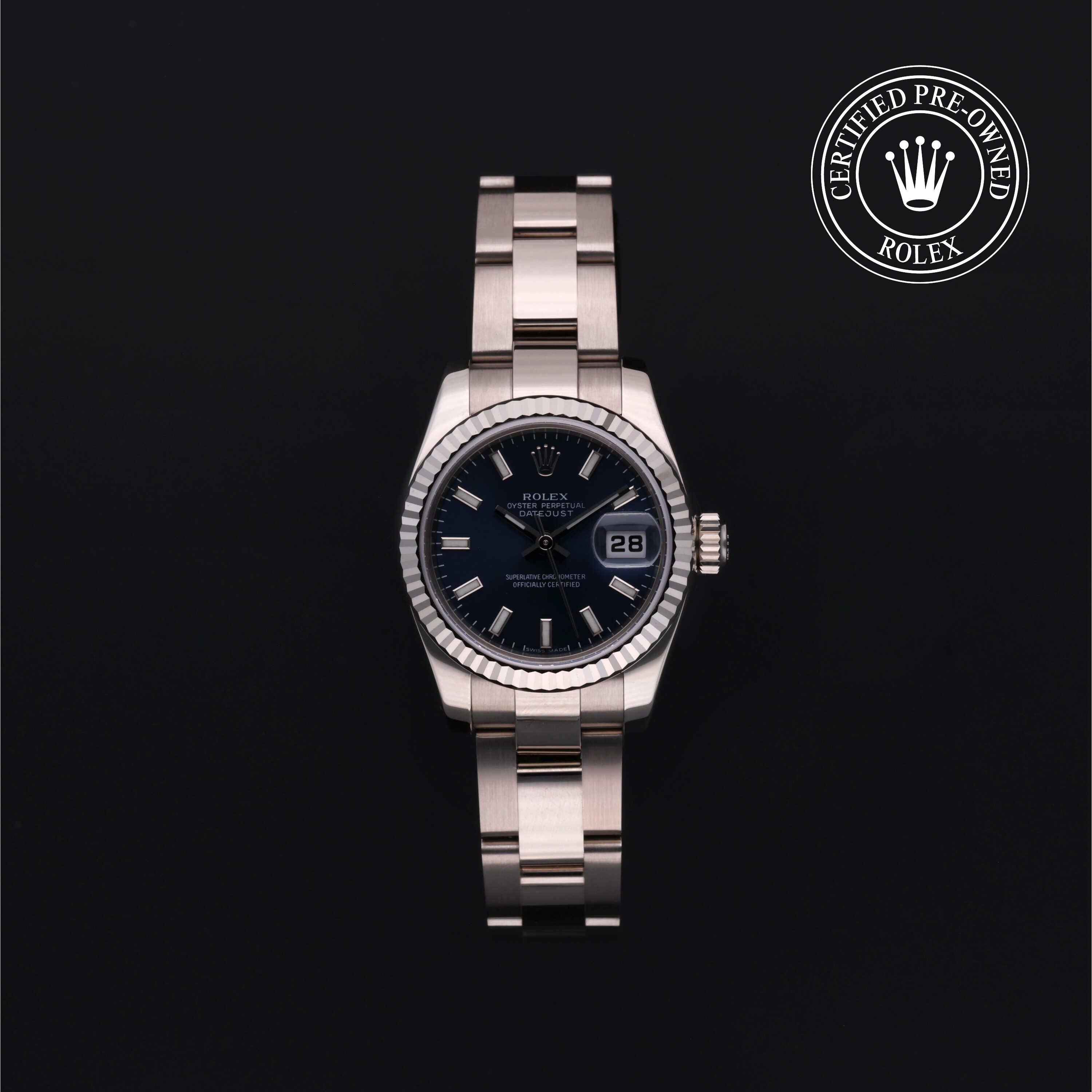 Rolex Certified Pre-Owned Oyster Perpetual Lady-Datejust 26 26 mm Oro bianco 18 ct 2015 179179
