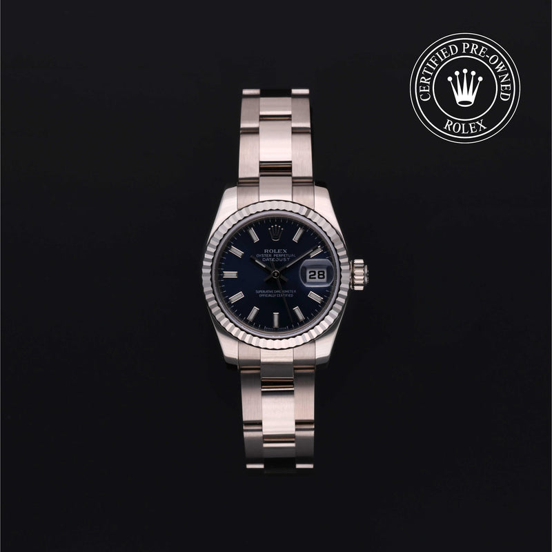 Rolex Certified Pre-Owned Oyster Perpetual Lady-Datejust 26 26 mm Oro bianco 18 ct 2015 179179