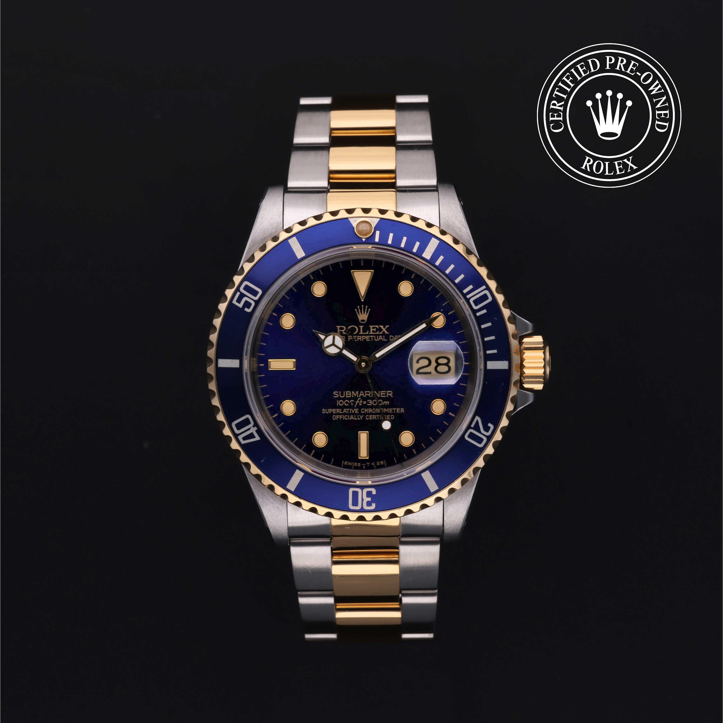 Rolex Certified Pre-Owned Oyster Perpetual  Submariner Date 40 mm Acciaio/oro G 1992 16613