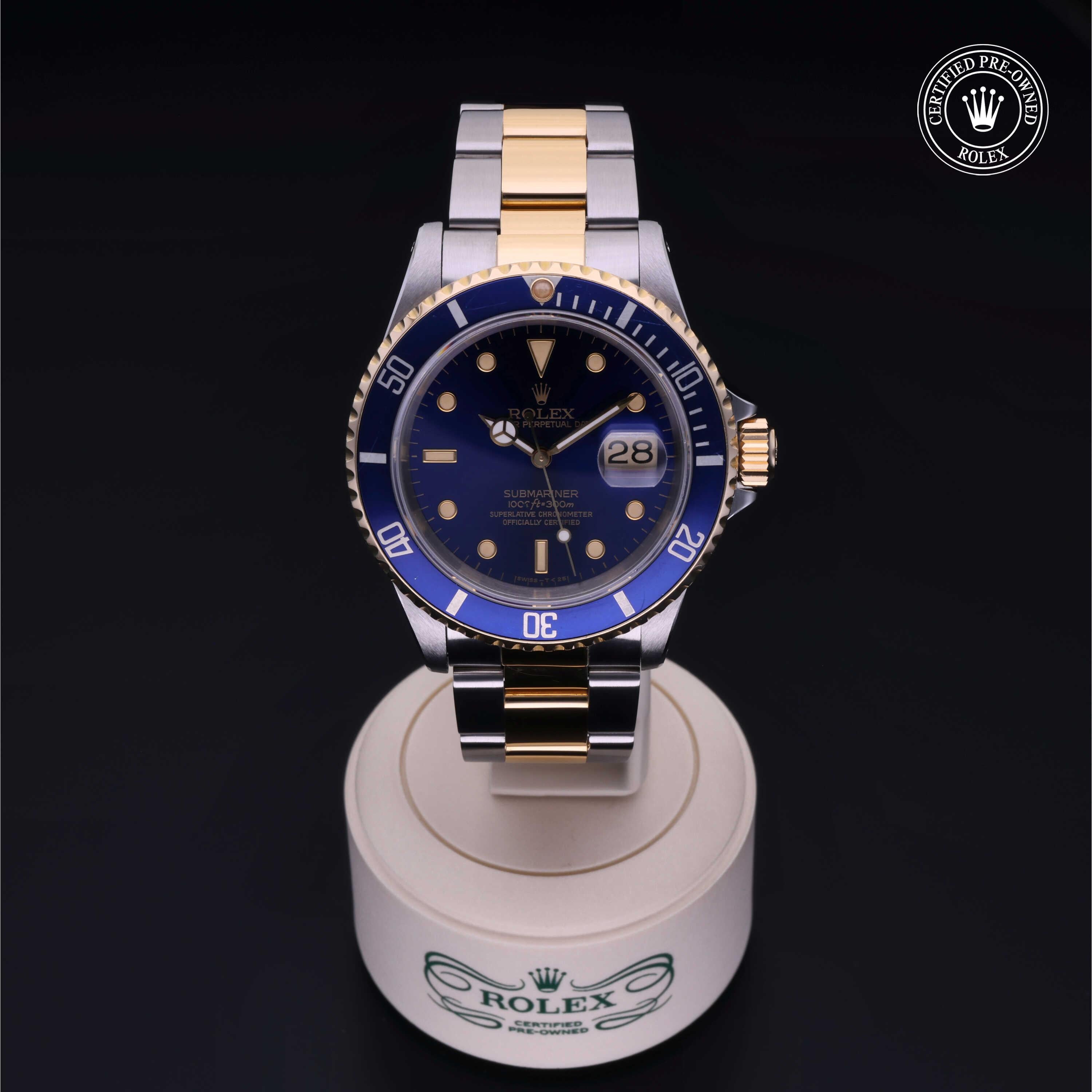 Rolex Certified Pre-Owned Oyster Perpetual  Submariner Date 40 mm Acciaio/oro G 1992 16613