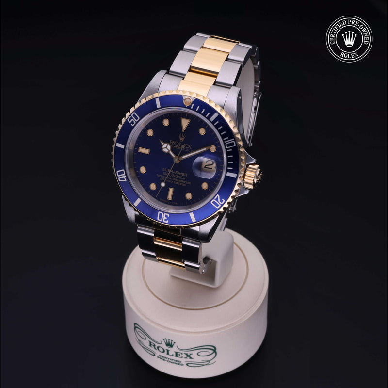 Rolex Certified Pre-Owned Oyster Perpetual  Submariner Date 40 mm Acciaio/oro G 1992 16613