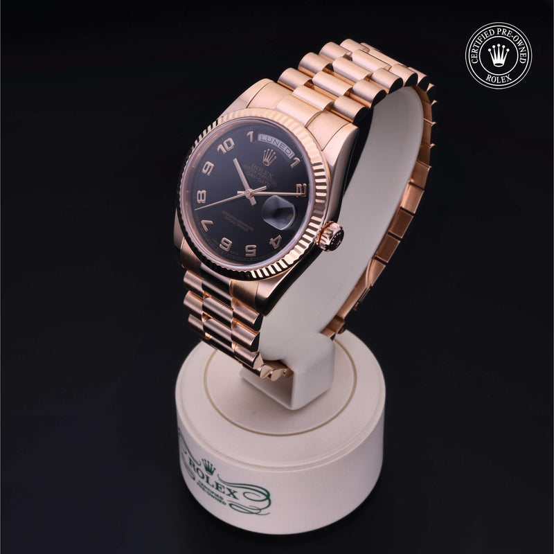 Rolex Certified Pre-Owned Oyster Perpetual Day-Date 36 mm Oro 18 CT.R  118235