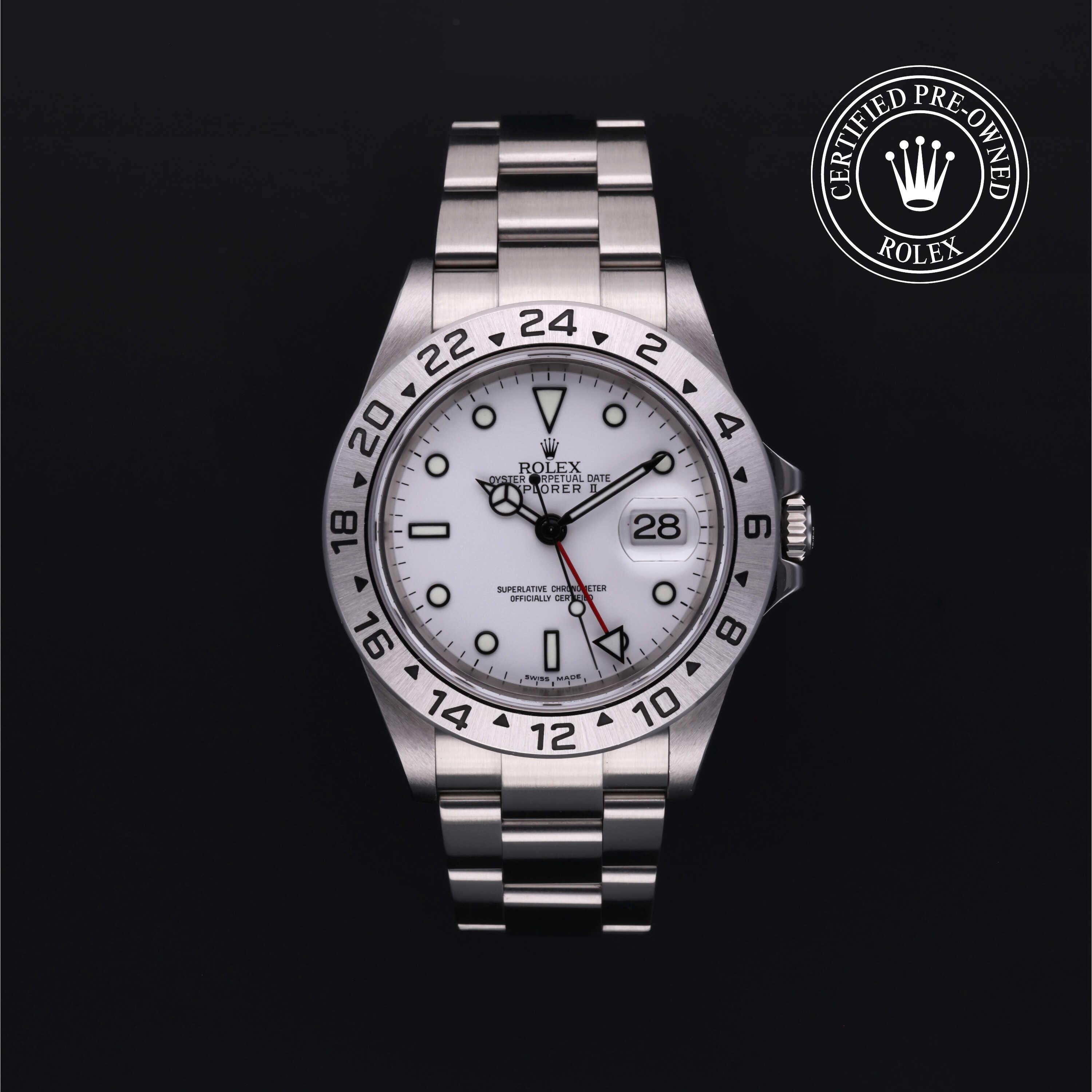 Rolex Certified Pre-Owned Oyster Perpetual Explorer II 40 mm Acciaio 2008 16570