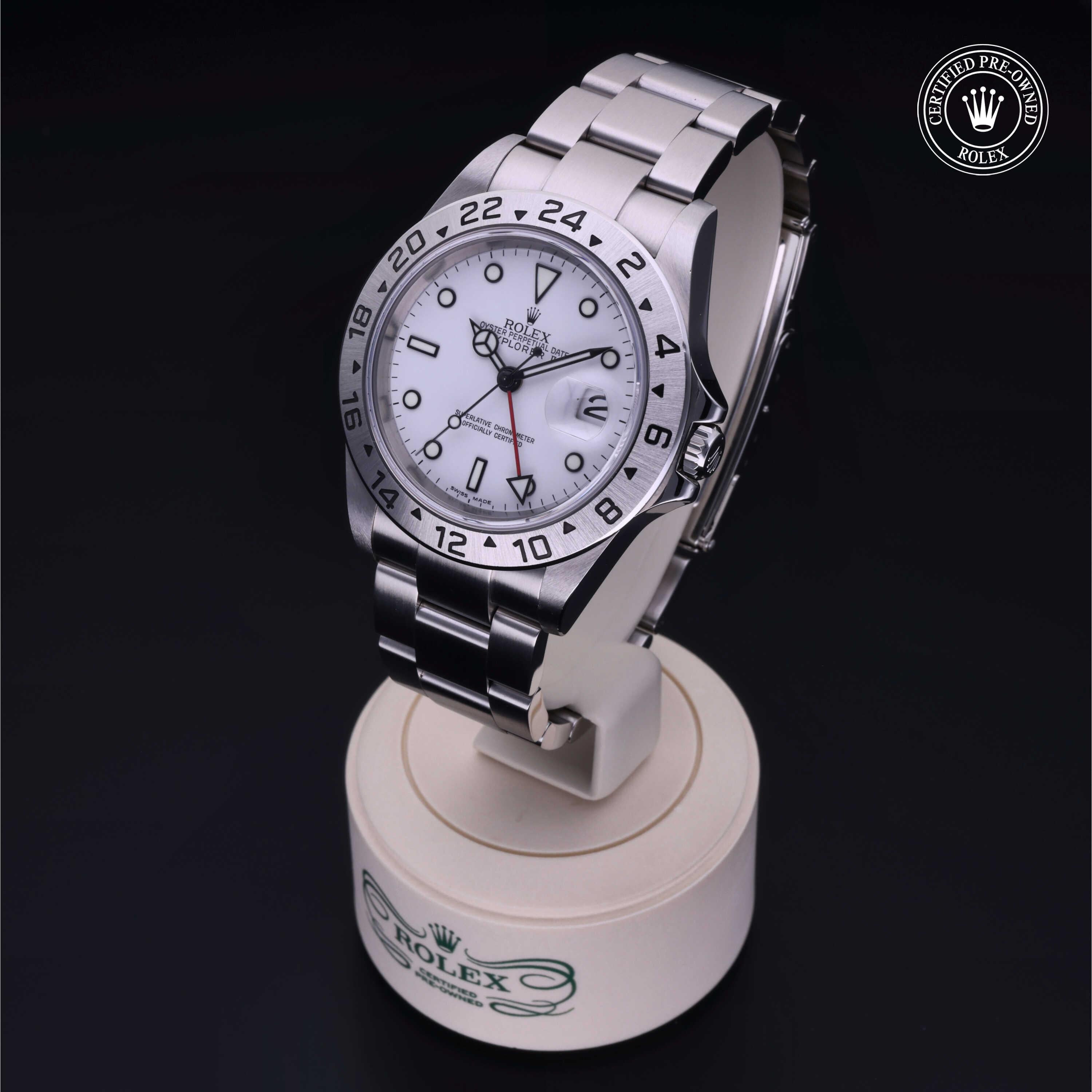Rolex Certified Pre-Owned Oyster Perpetual Explorer II 40 mm Acciaio 2008 16570