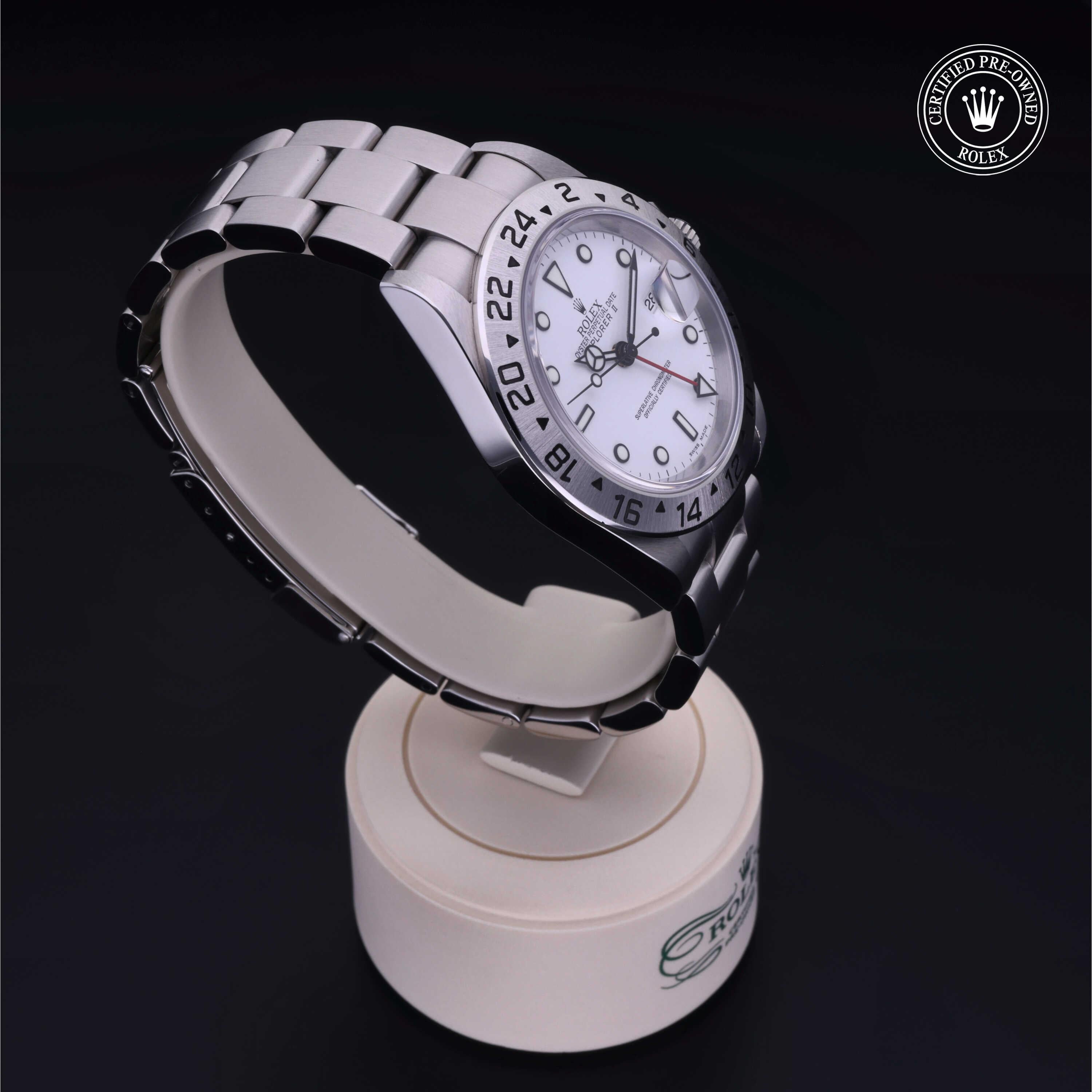 Rolex Certified Pre-Owned Oyster Perpetual Explorer II 40 mm Acciaio 2008 16570