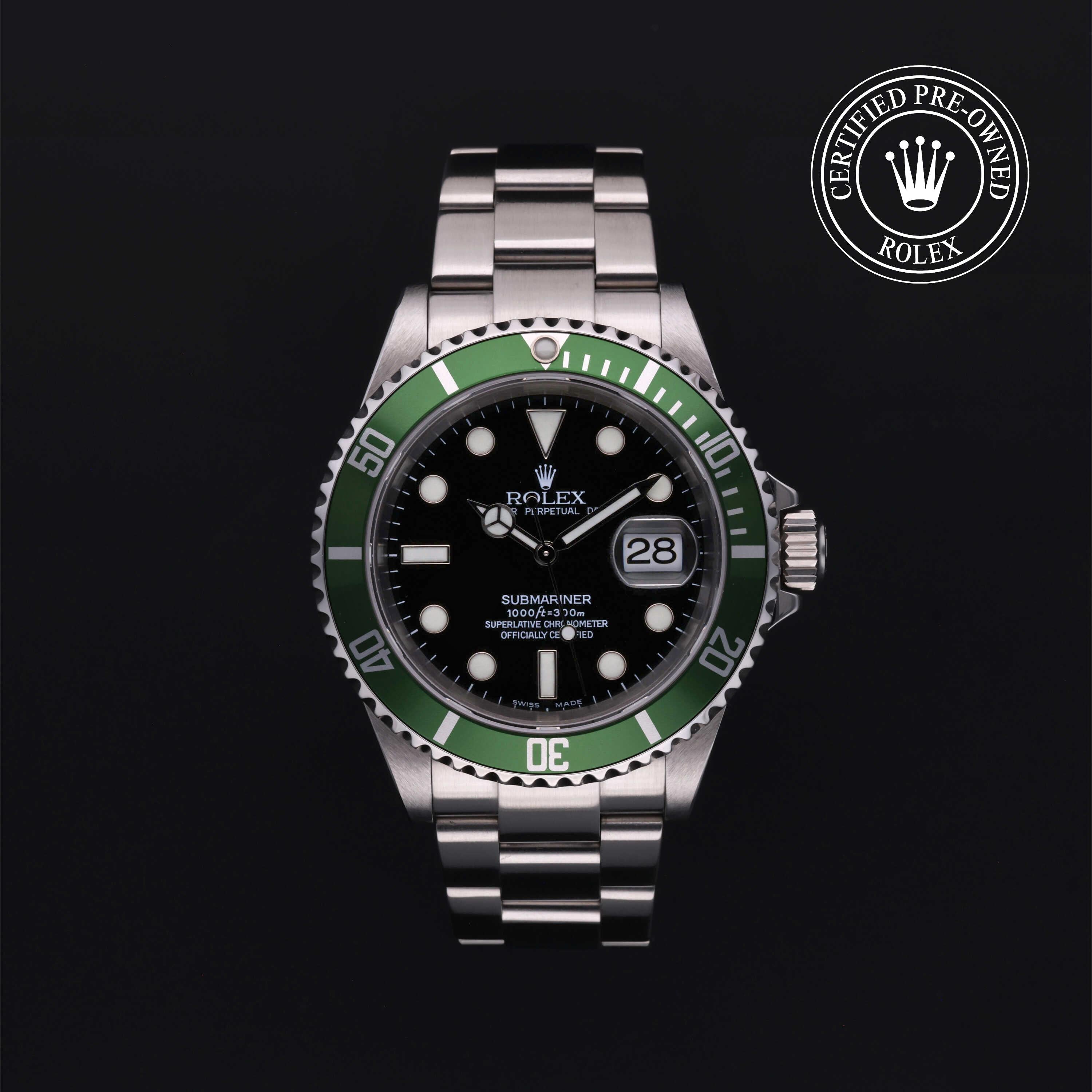 Rolex Certified Pre-Owned Oyster Perpetual Submariner 40 mm Acciaio 2000 16610LV