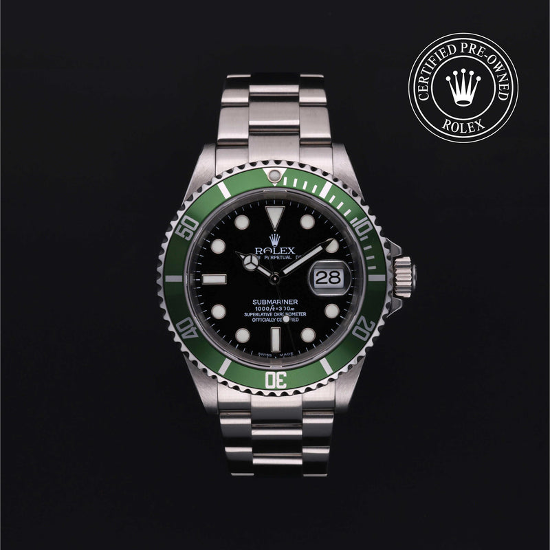 Rolex Certified Pre-Owned Oyster Perpetual Submariner 40 mm Acciaio 2000 16610LV